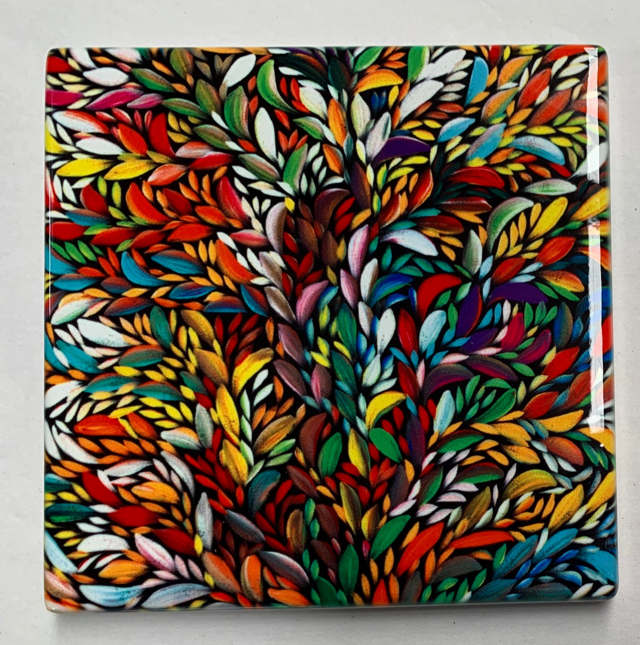 Ceramic Coaster - Louise Numina Napananka - Multi