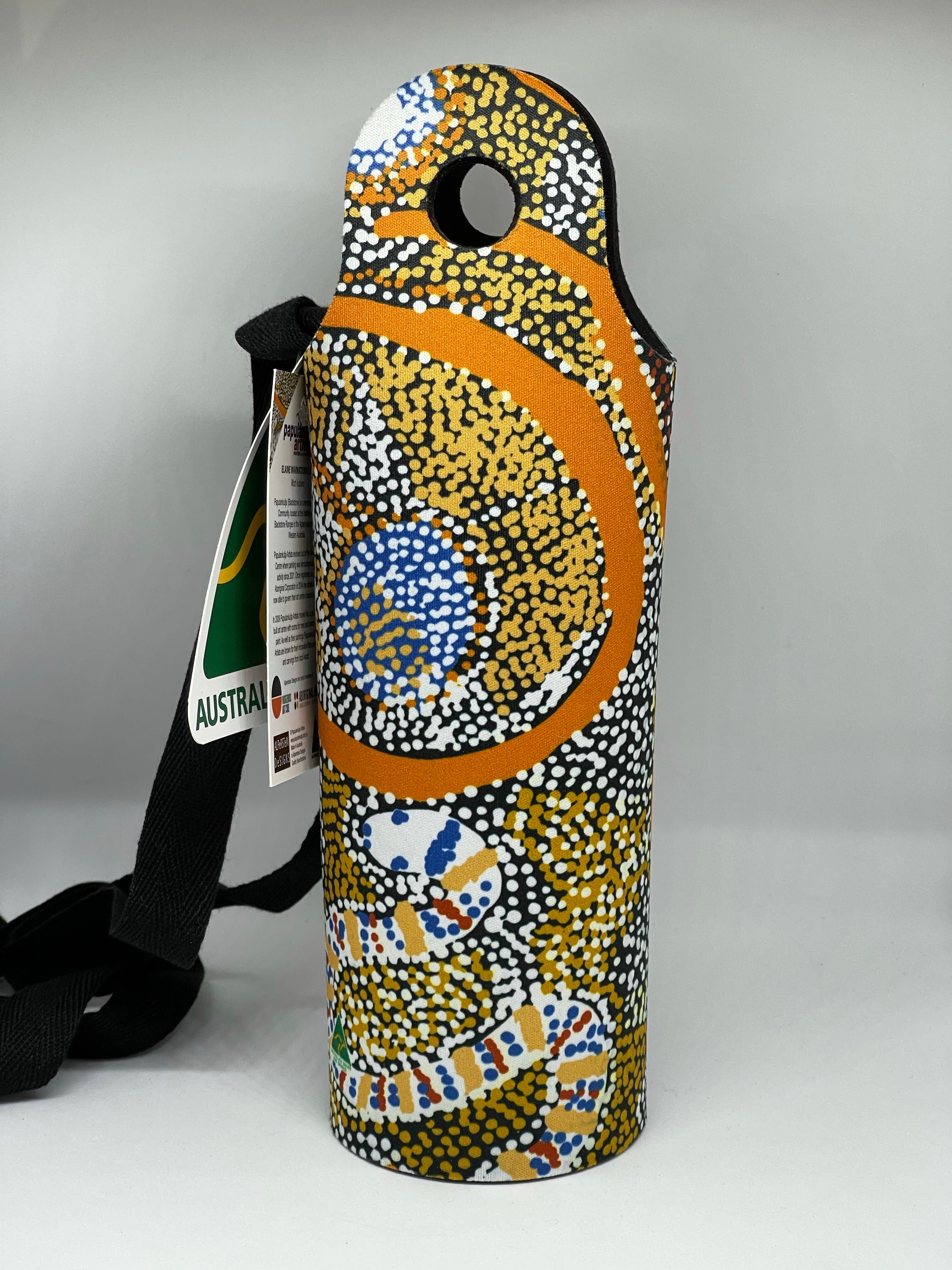 Water Bottle Cooler - Elaine Lane - Yellow