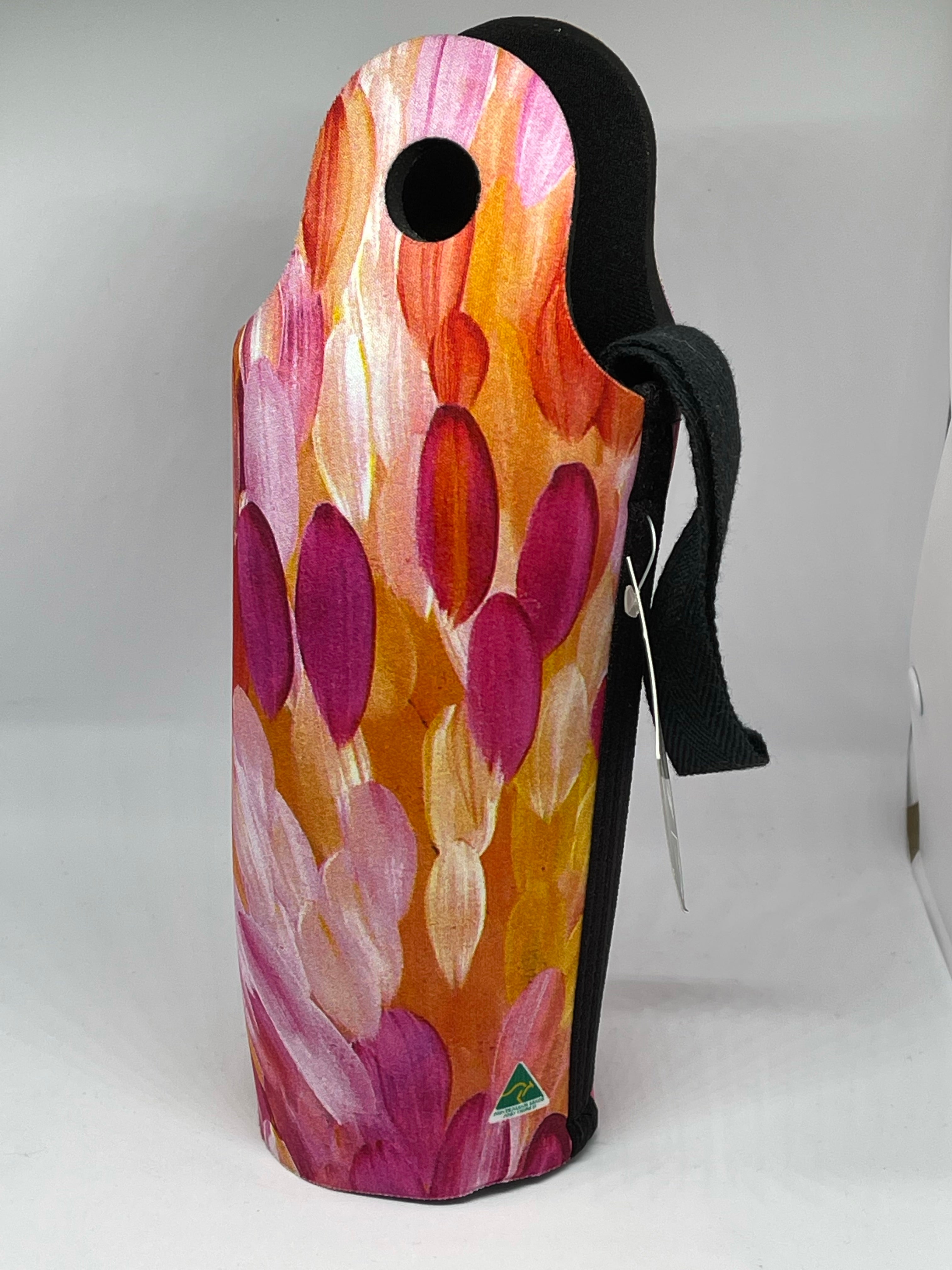 Water Bottle Cooler - Gloria Petyarre - Pink