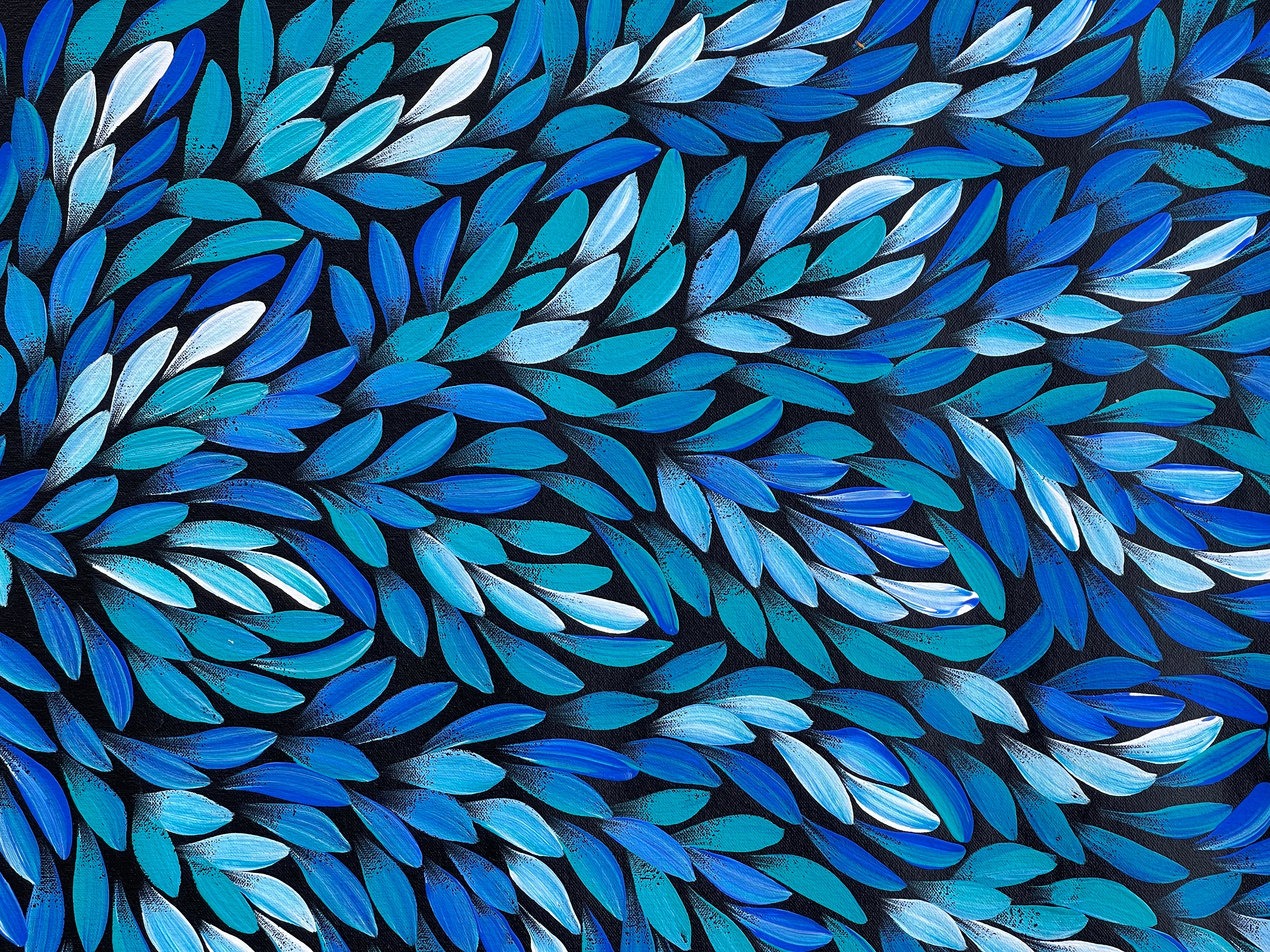 Jacinta Numina - Bush Medicine Leaves - 137x45cm .98-1