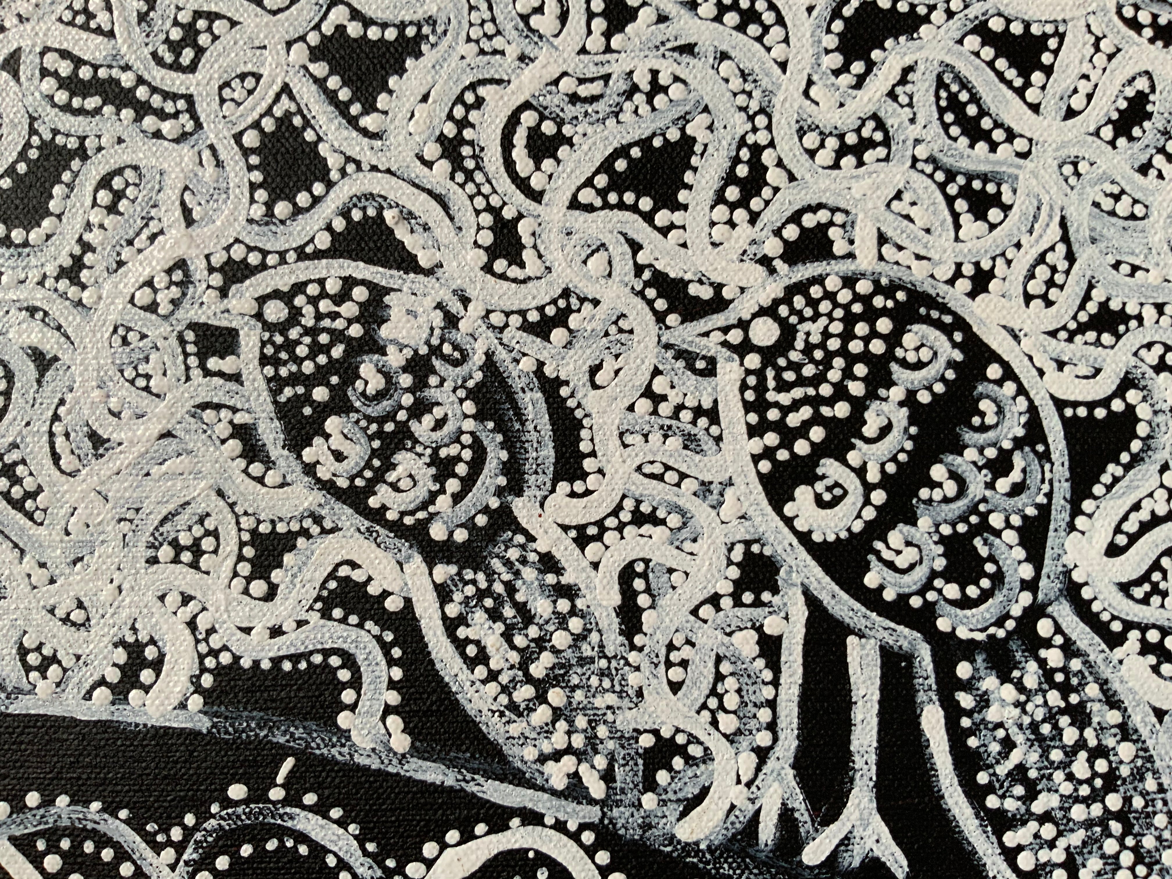 Geraldine Napangardi Granites - 30x46cm - Snake Vine Dreaming