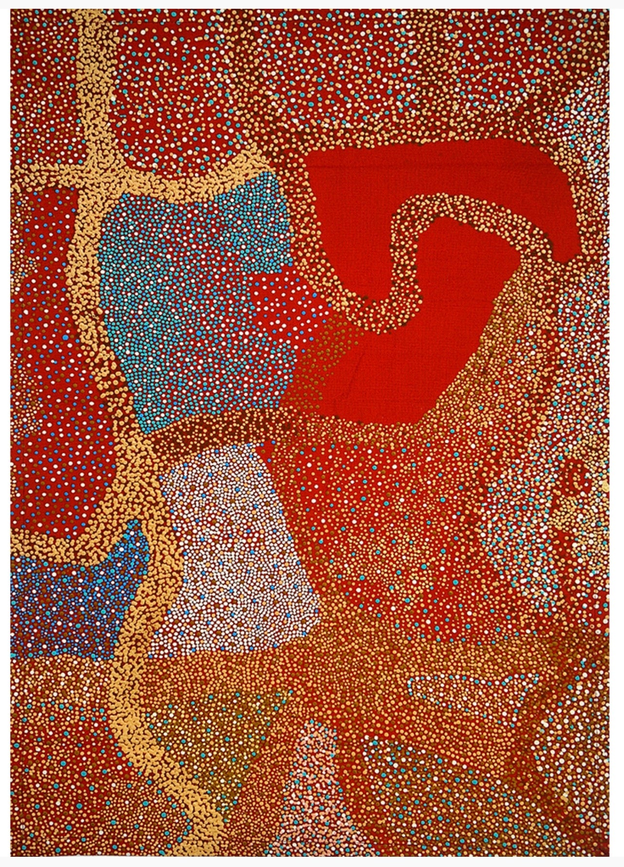Cotton Tea Towel - Lynette Nangala Brown