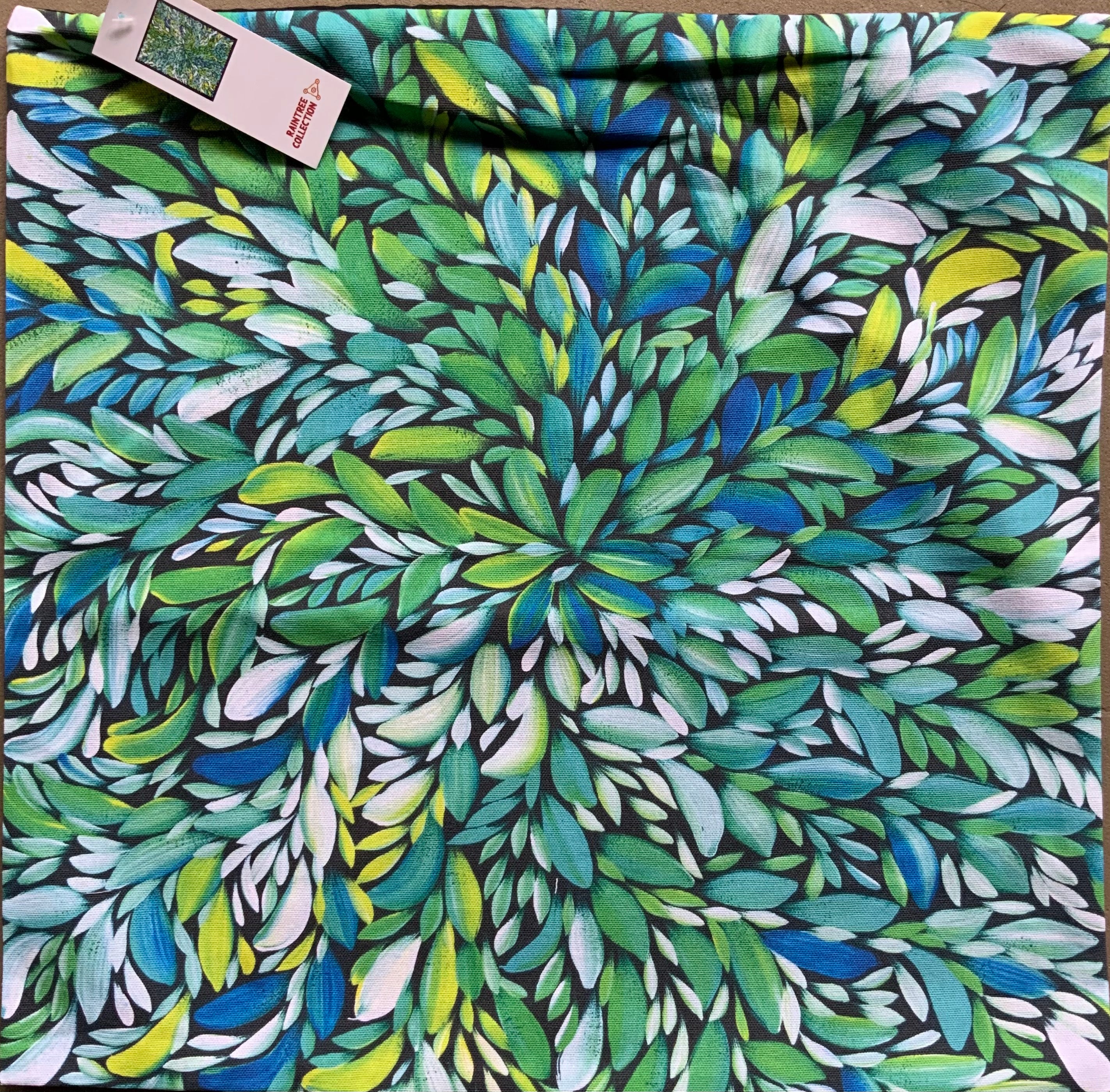 Cushion Cover - Louise Numina Napananka - Green