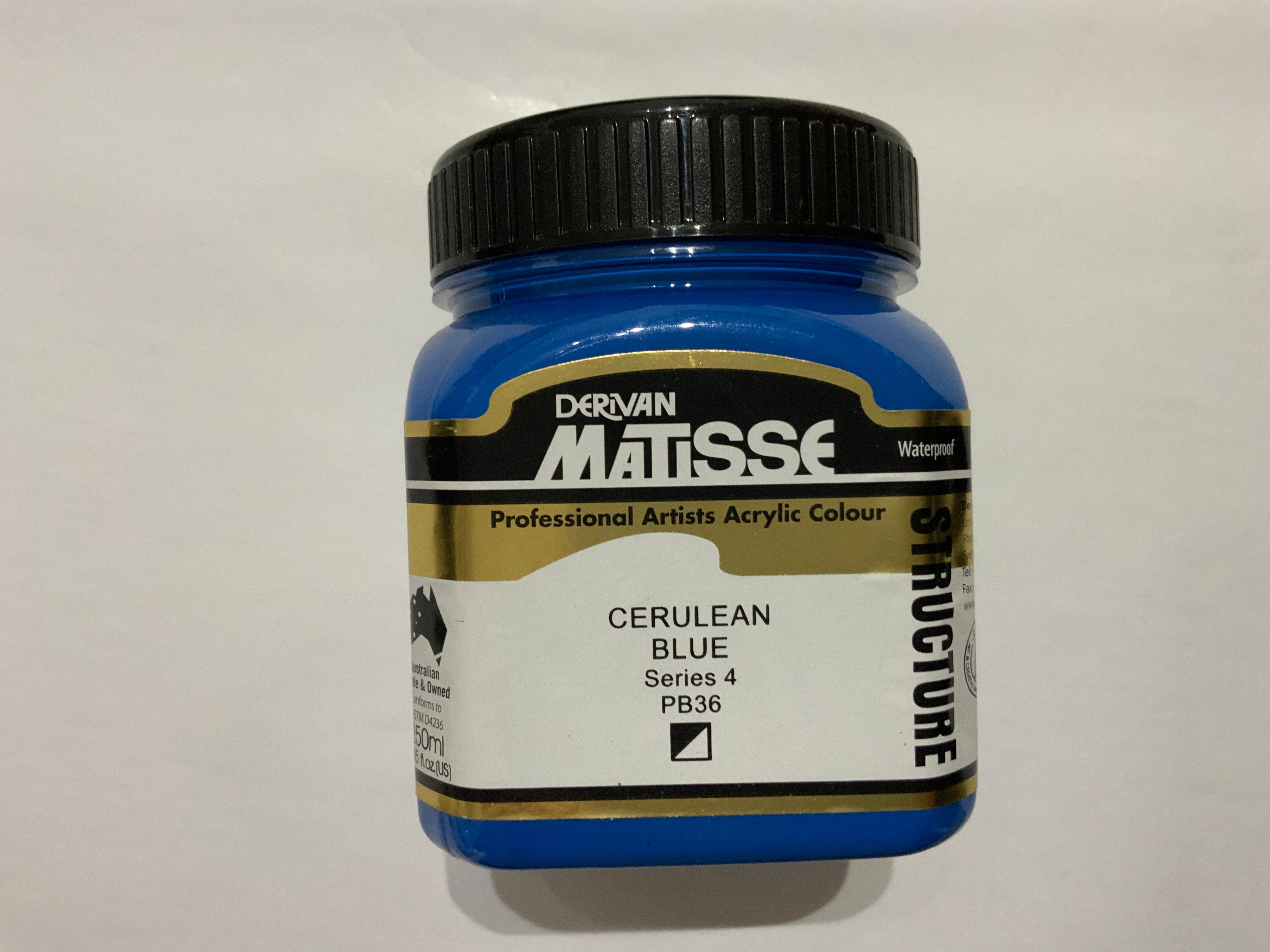 Matisse Acrylic Paint - Cerulean Blue S4