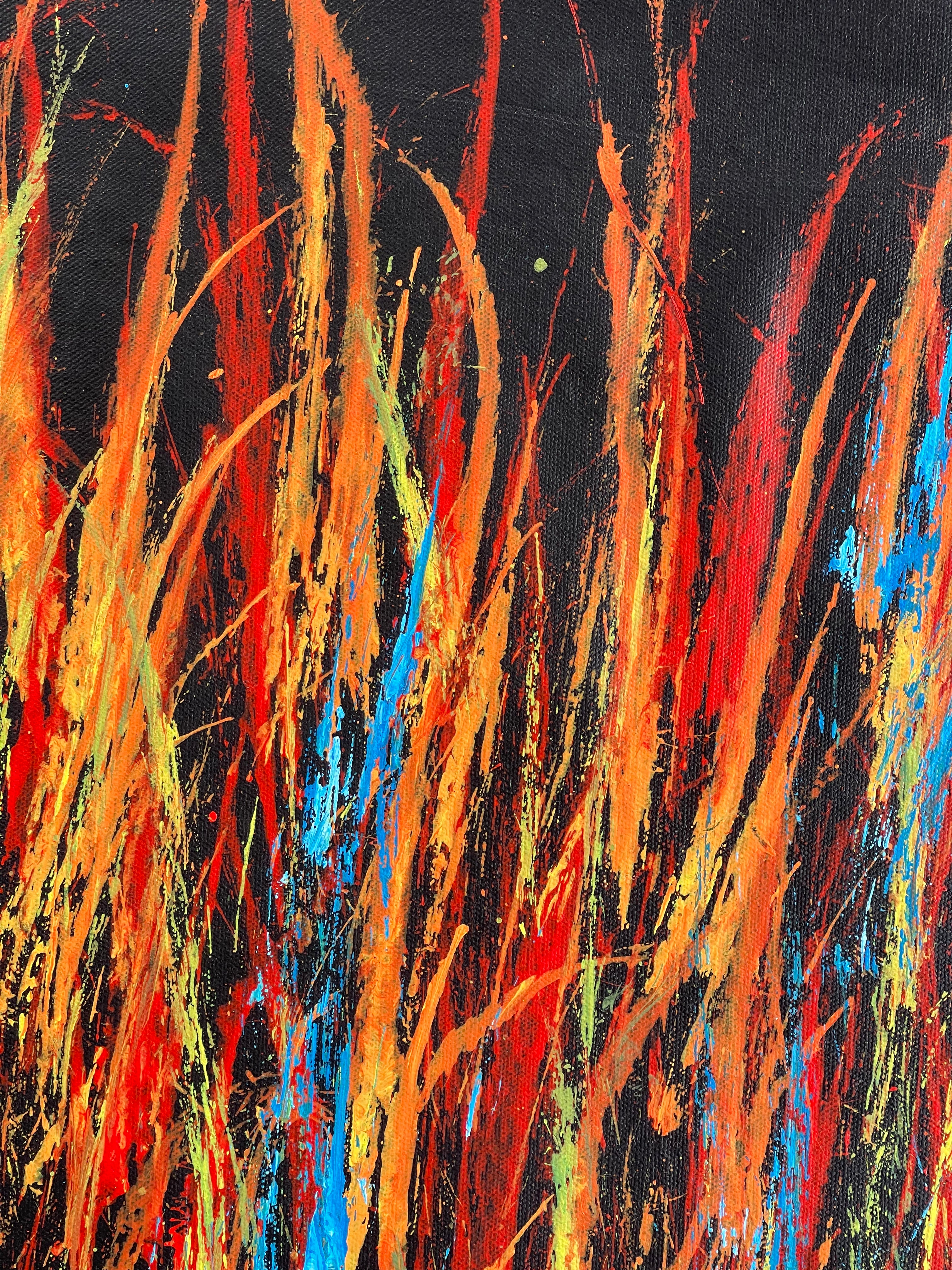Reggie Sultan - 56x68cm - Bushfire Dreaming .90-2