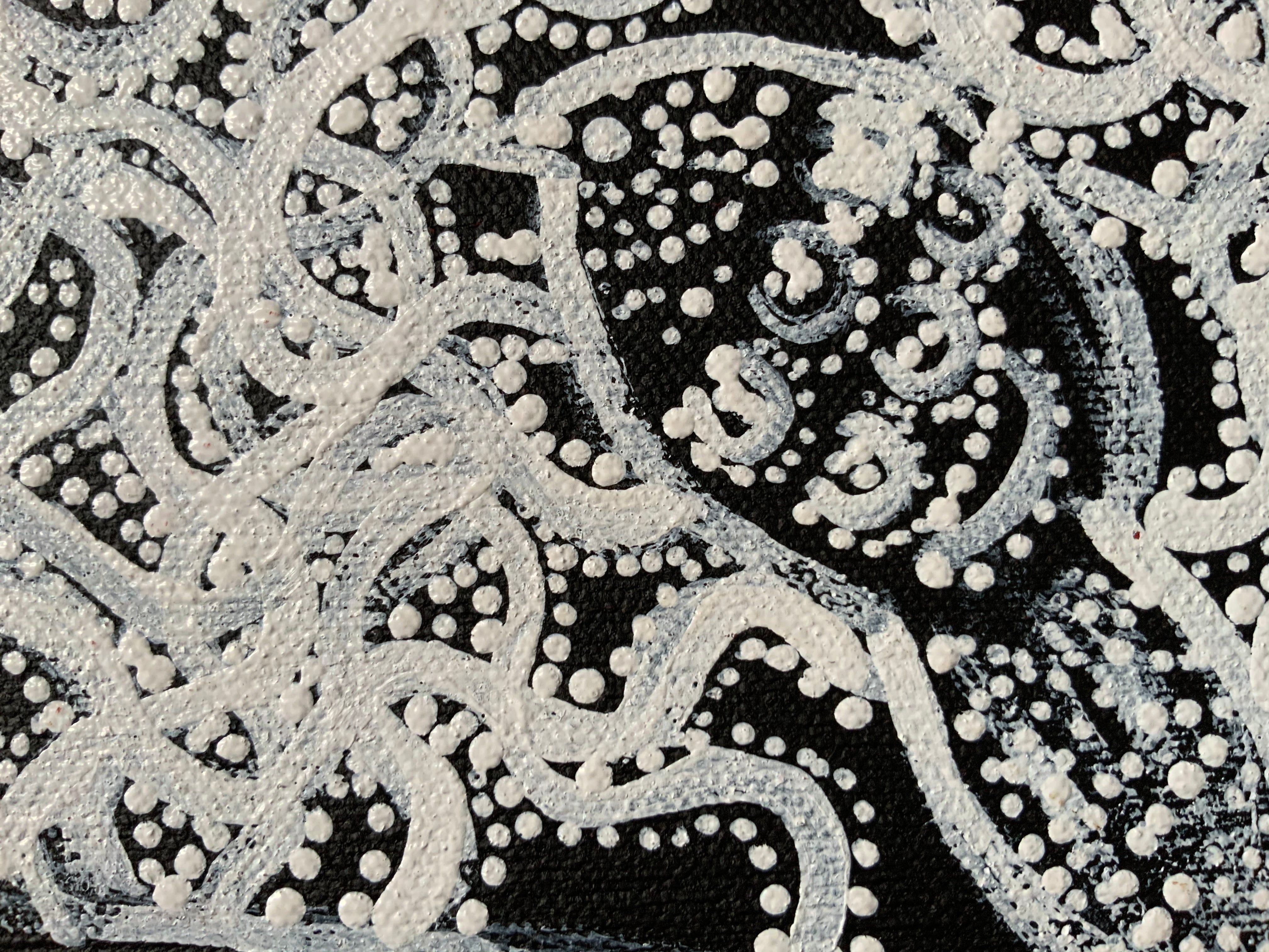 Geraldine Napangardi Granites - 30x46cm - Snake Vine Dreaming