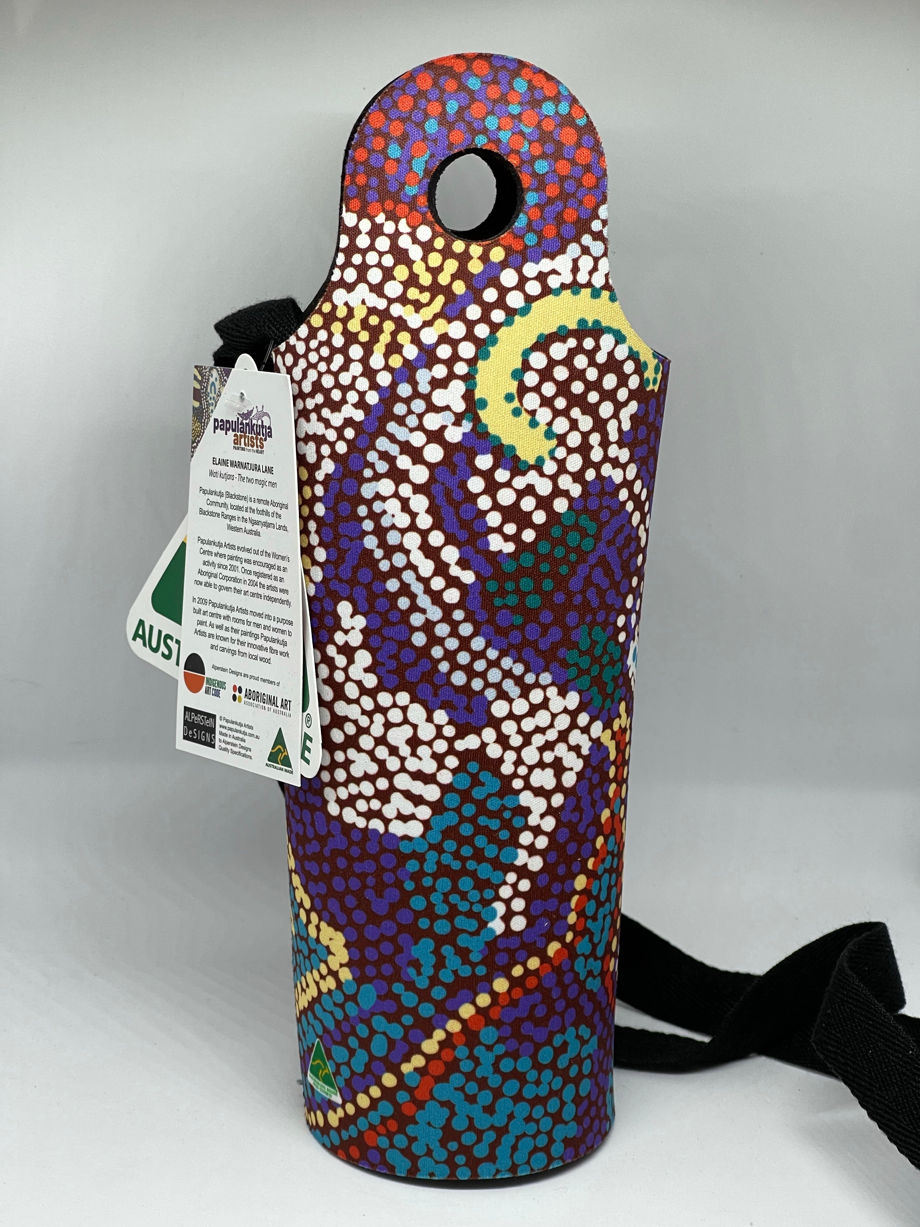 Water Bottle Cooler - Elaine Lane - Blue