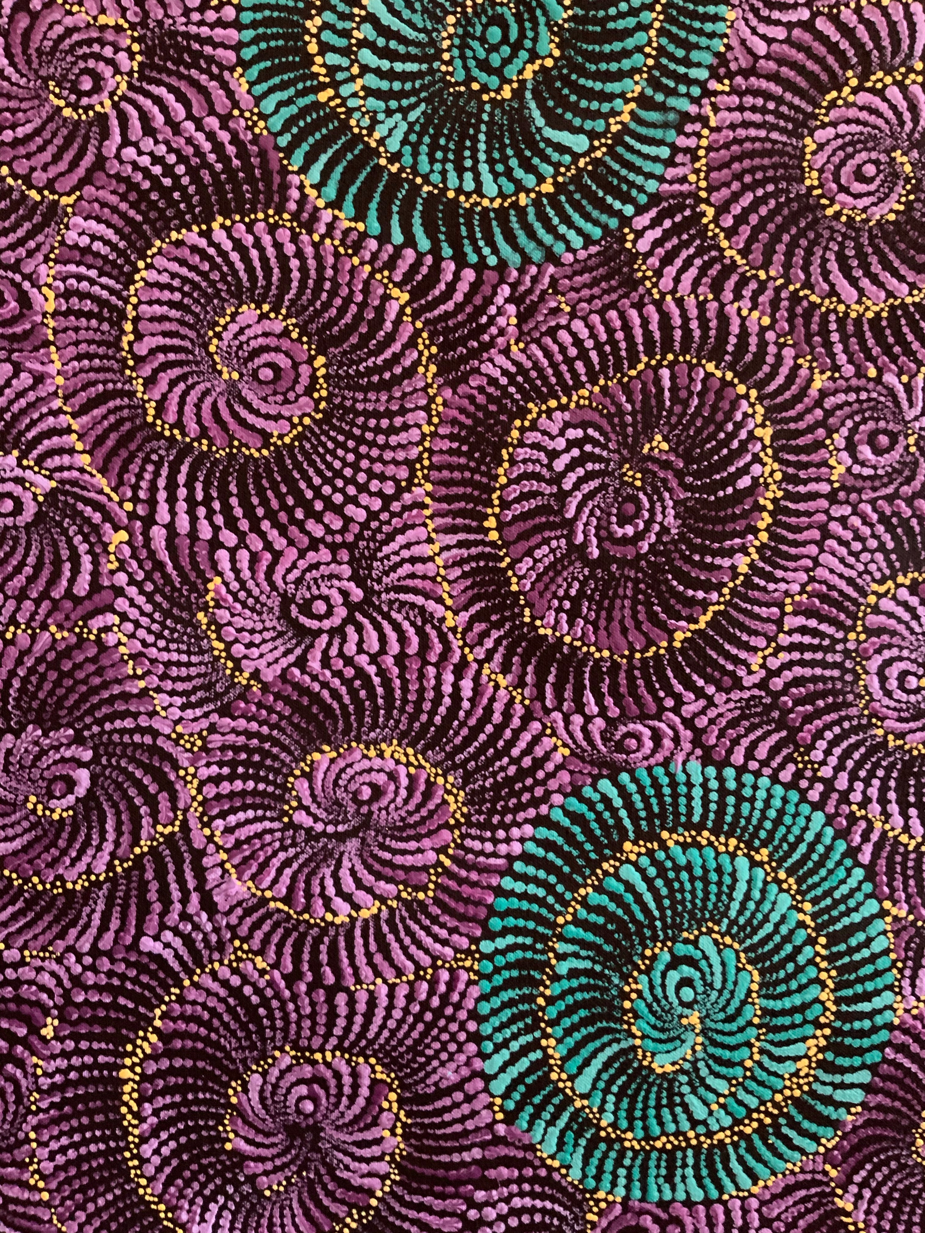 Maria Nampijinpa Brown - Pamapardu Jukurrpa (Flying Ant Dreaming)