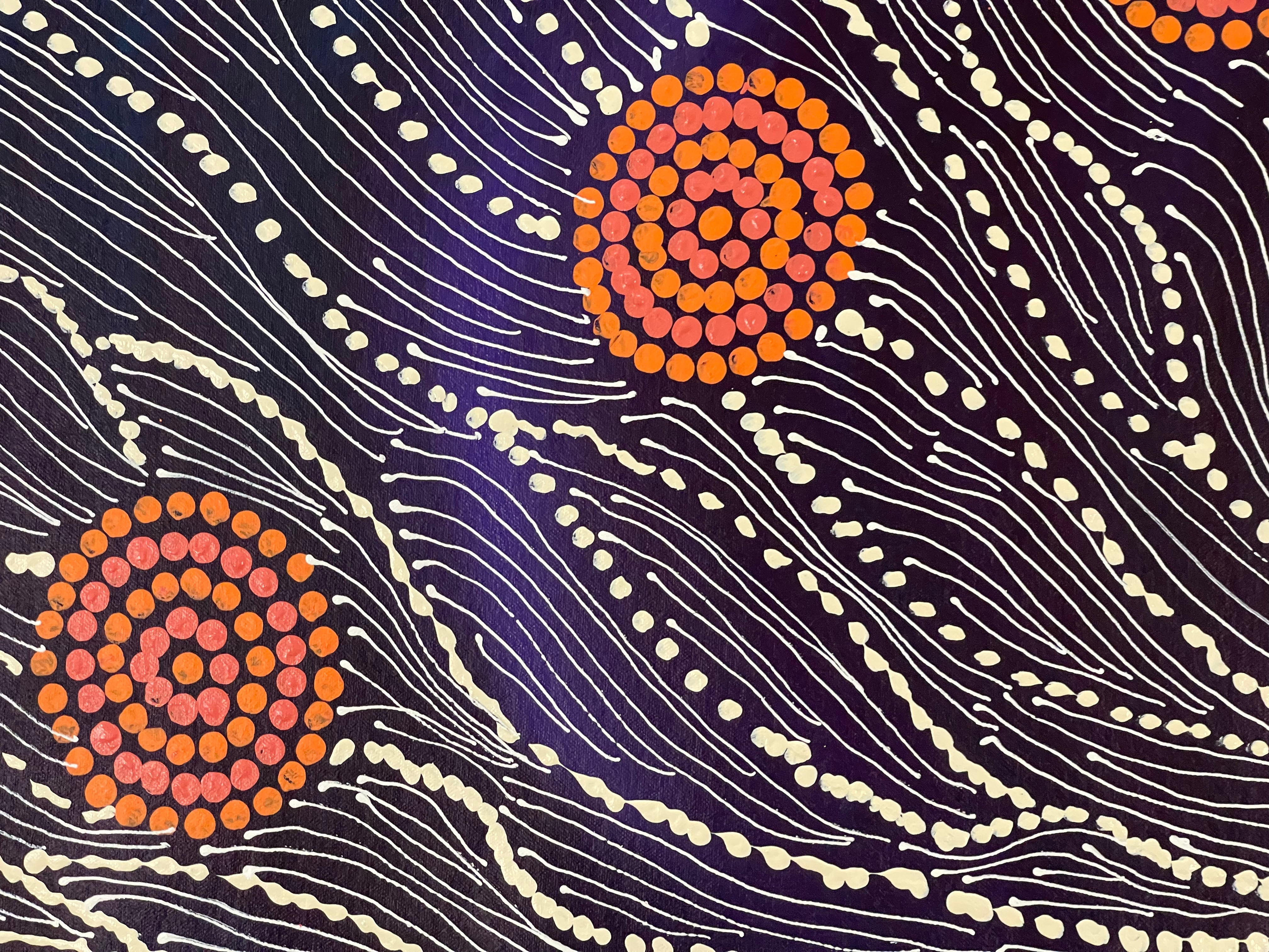 Maria Nampijinpa Brown - Seven Sisters Dreaming .63-1