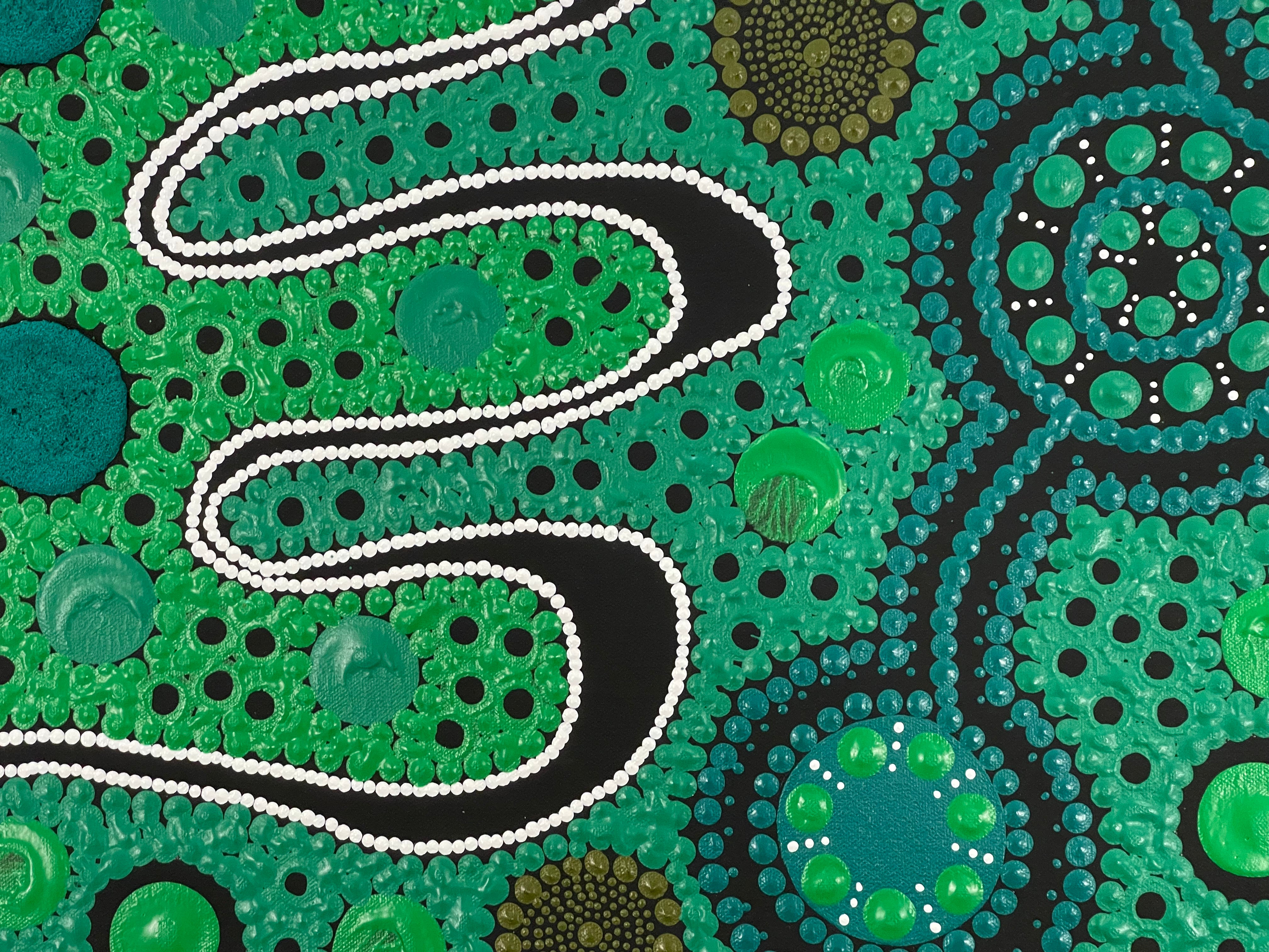 Tony Sorby - Journey Tracks to Sacred Sites - 60x60cm .71-3