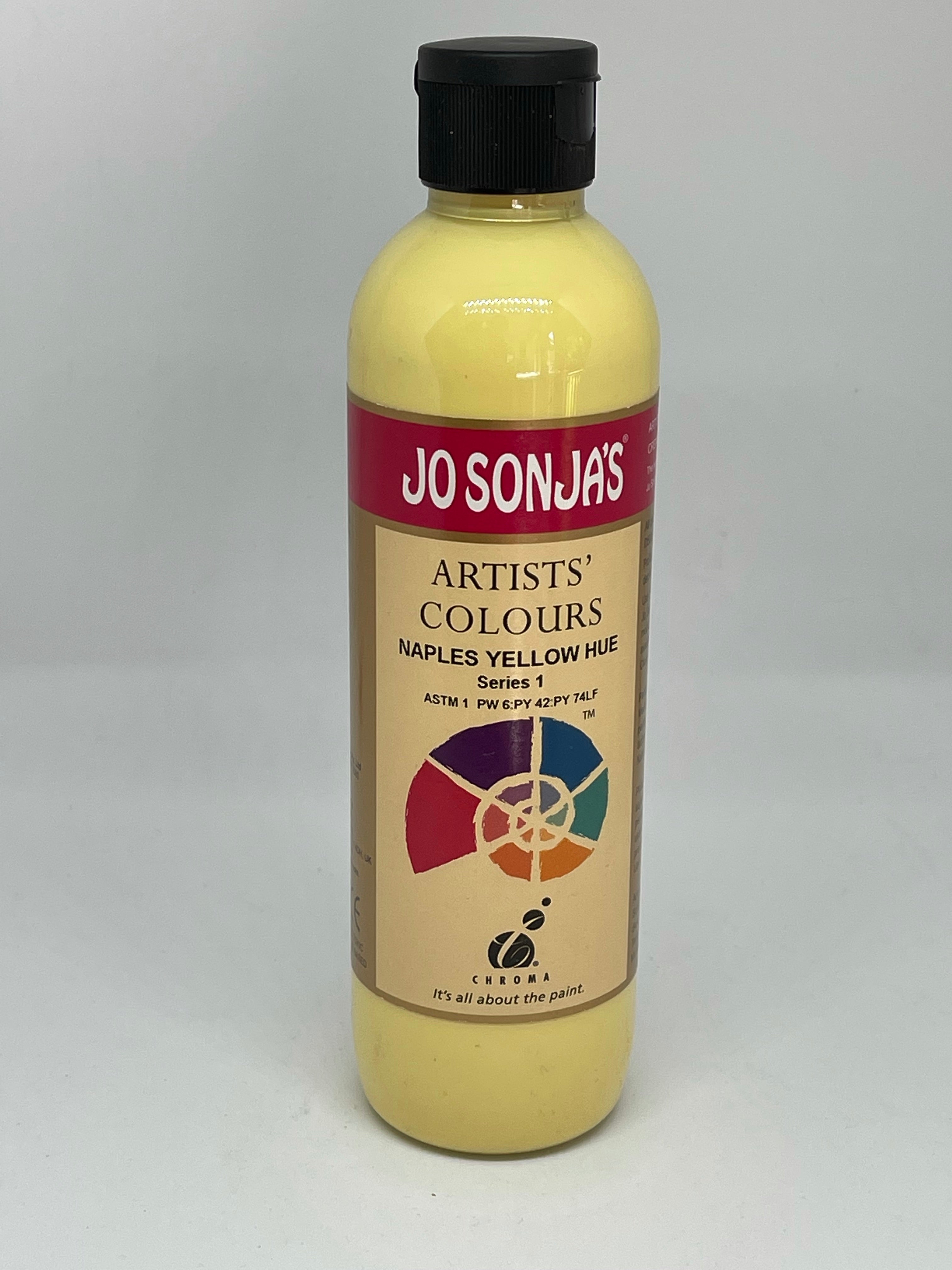 Jo Sonja's Artist Acrylic Paint - Naples Yellow Hue - 250ml