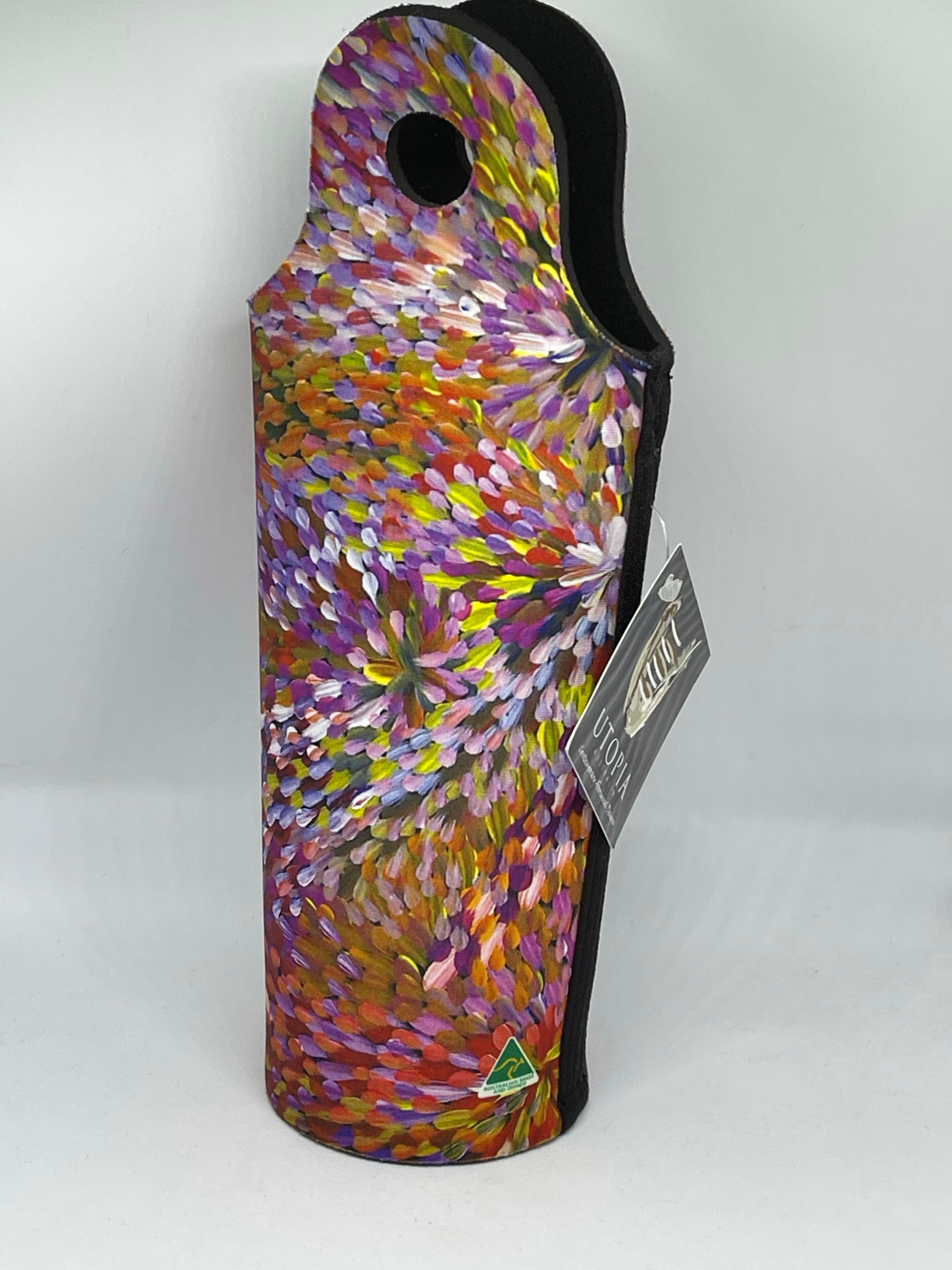 Water Bottle Cooler - Janelle Stockman - Fire Sparks