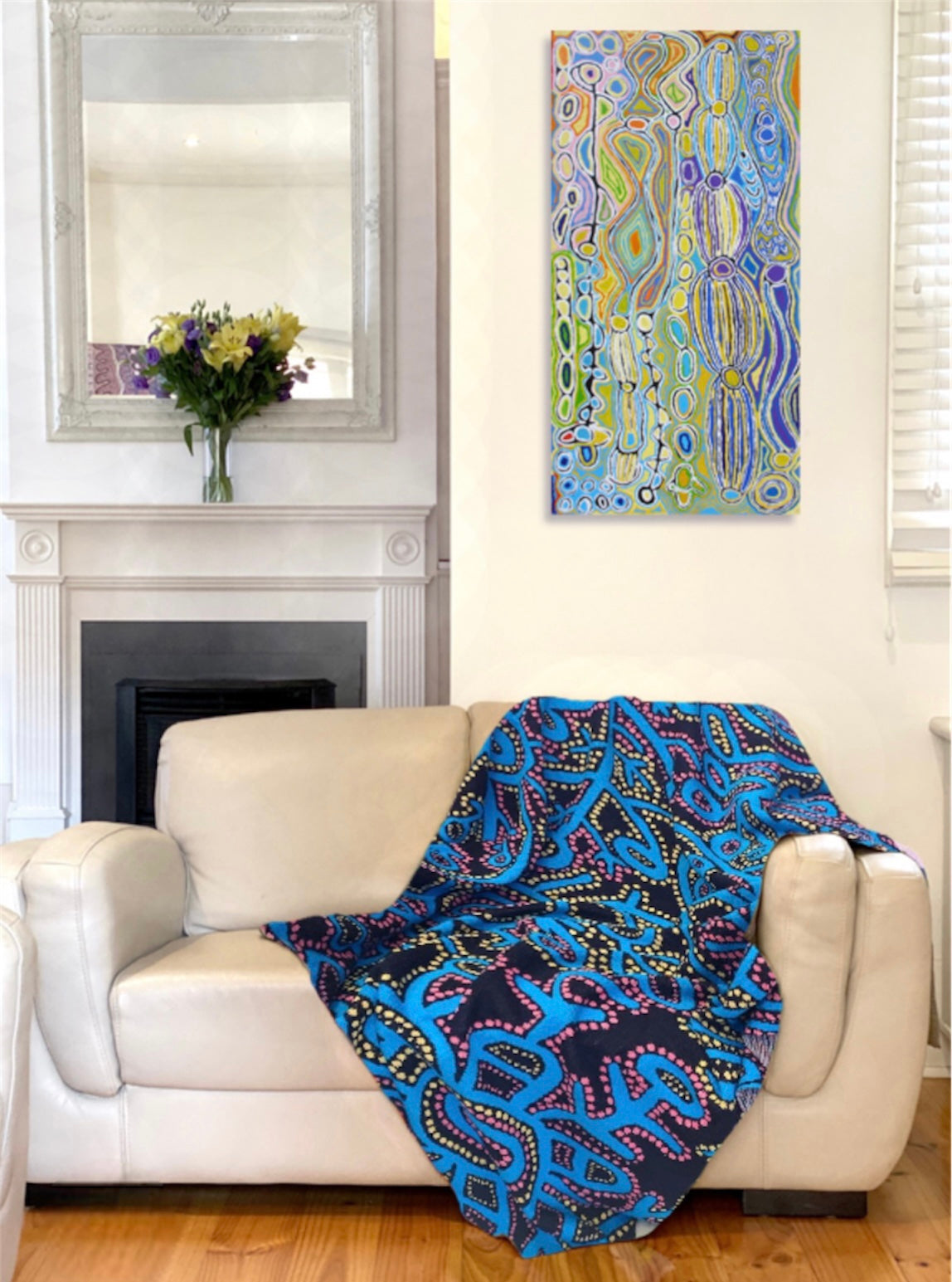 Tote Bag Pikilyi Jukurpa by Theo Hudson - Better World Arts