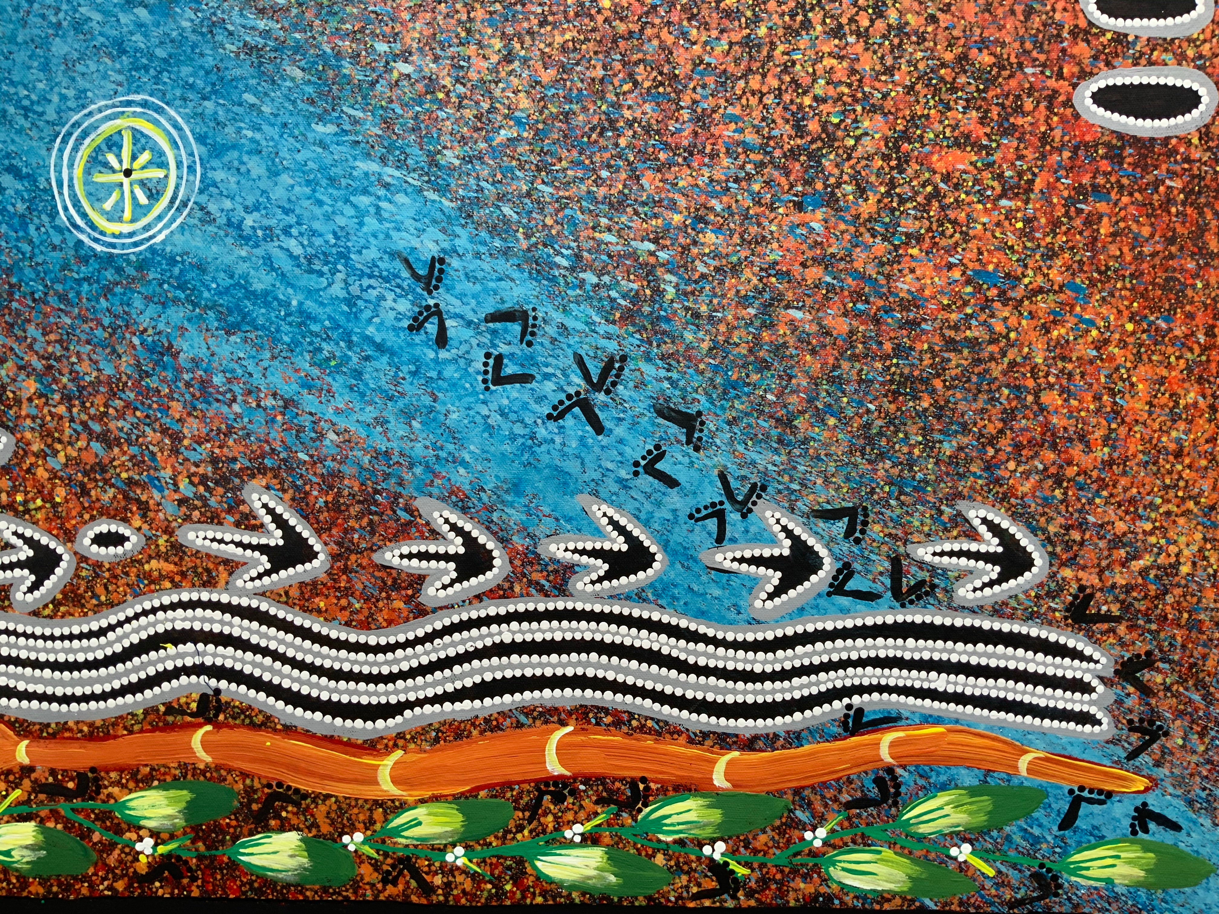 Reggie Sultan - 93x141cm - Seven Sisters .26-5