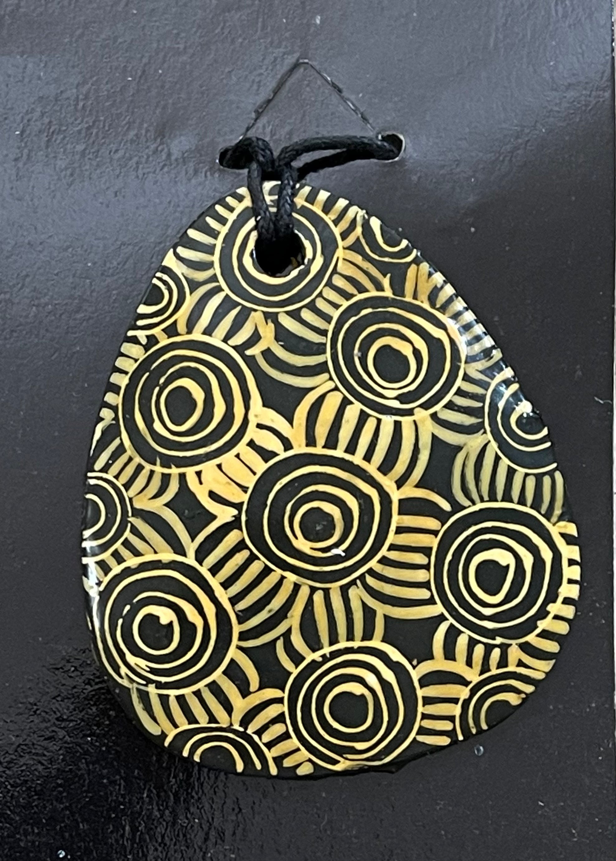 Pendant (Black/Gold) - Maringka Burton