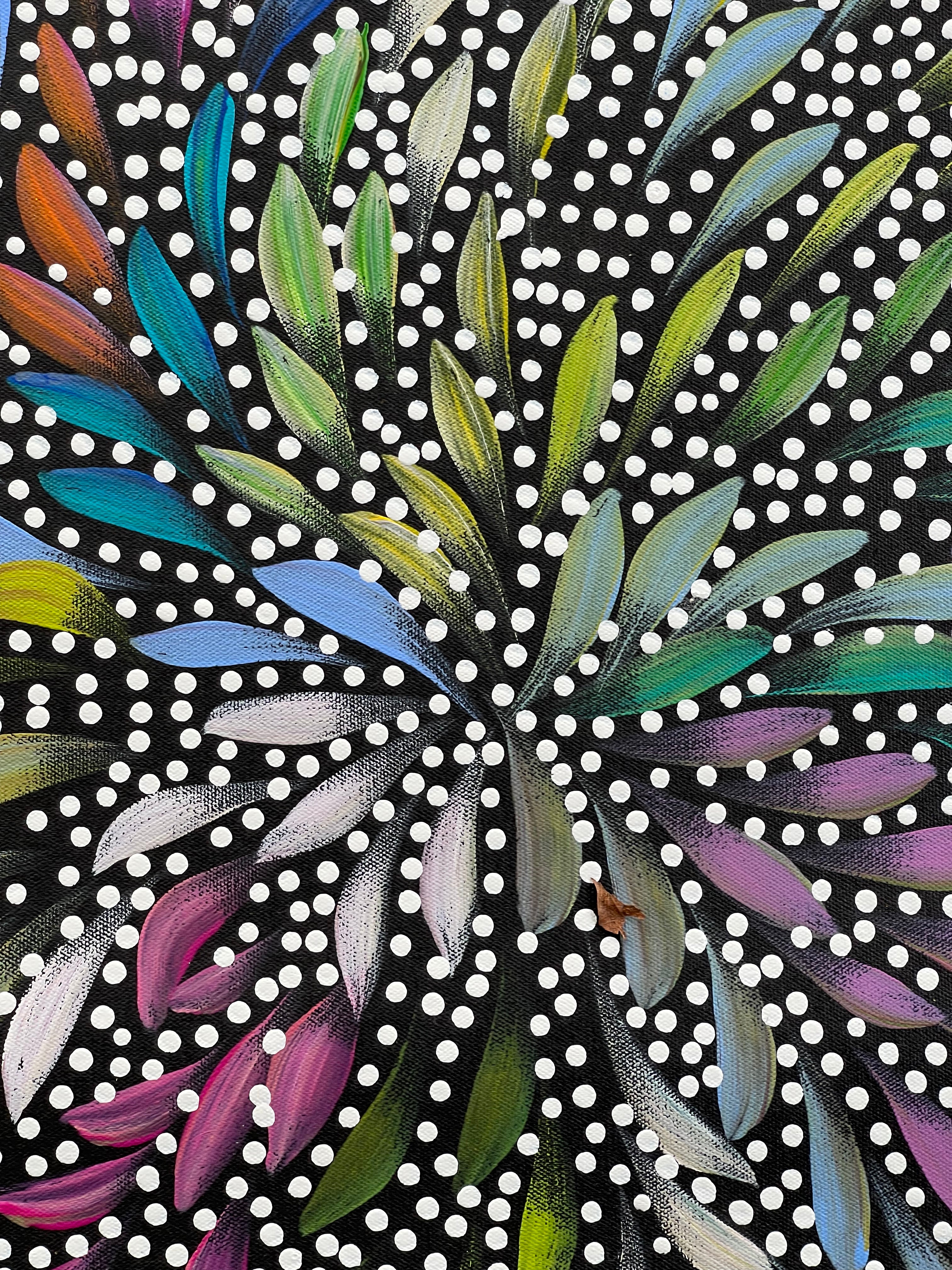 Caroline Numina - Seeded Bush Medicine Leaves - 88x94cm .88-10