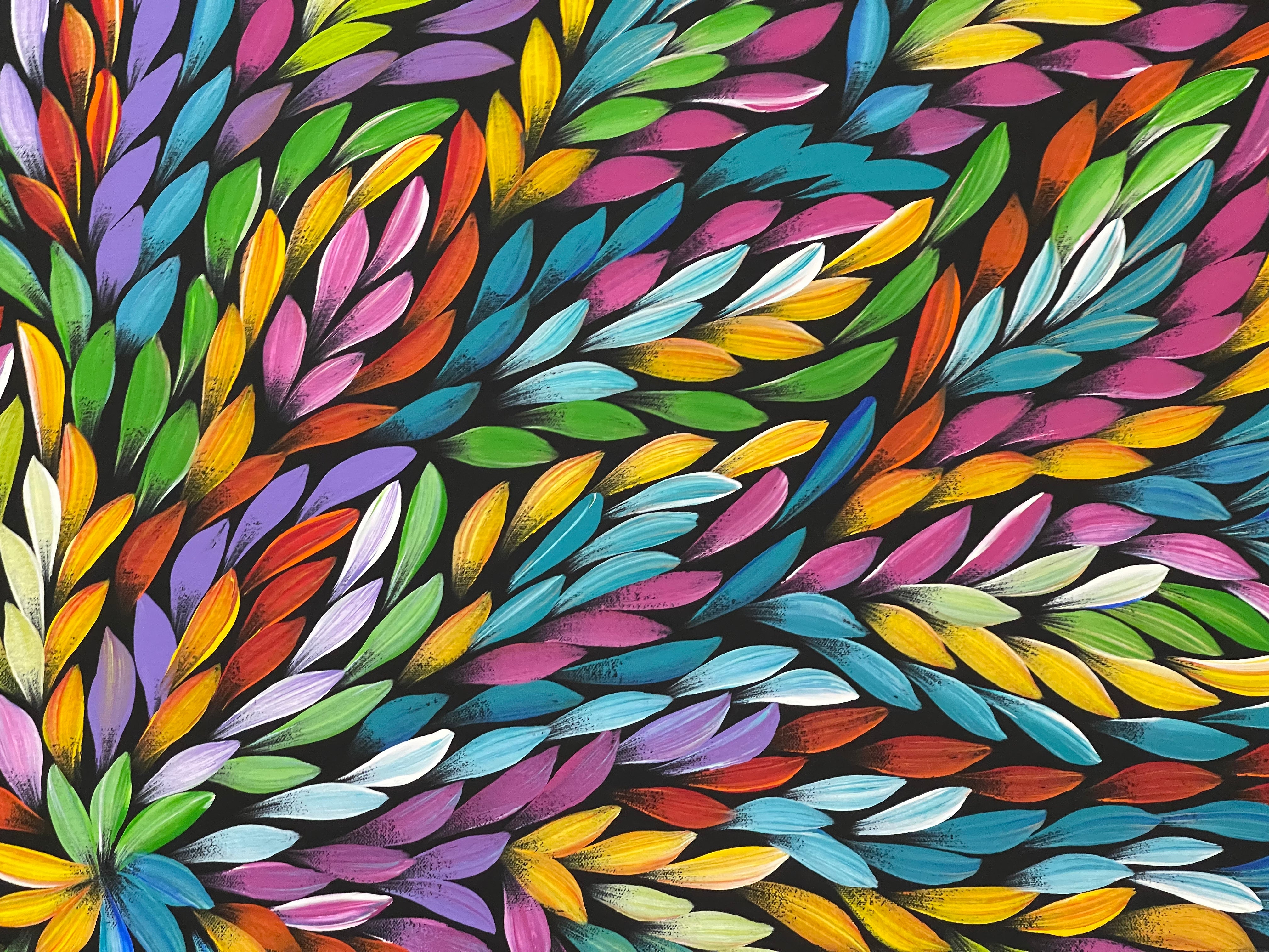 Jacinta Numina - Bush Medicine Leaves - 95x80cm .59-11