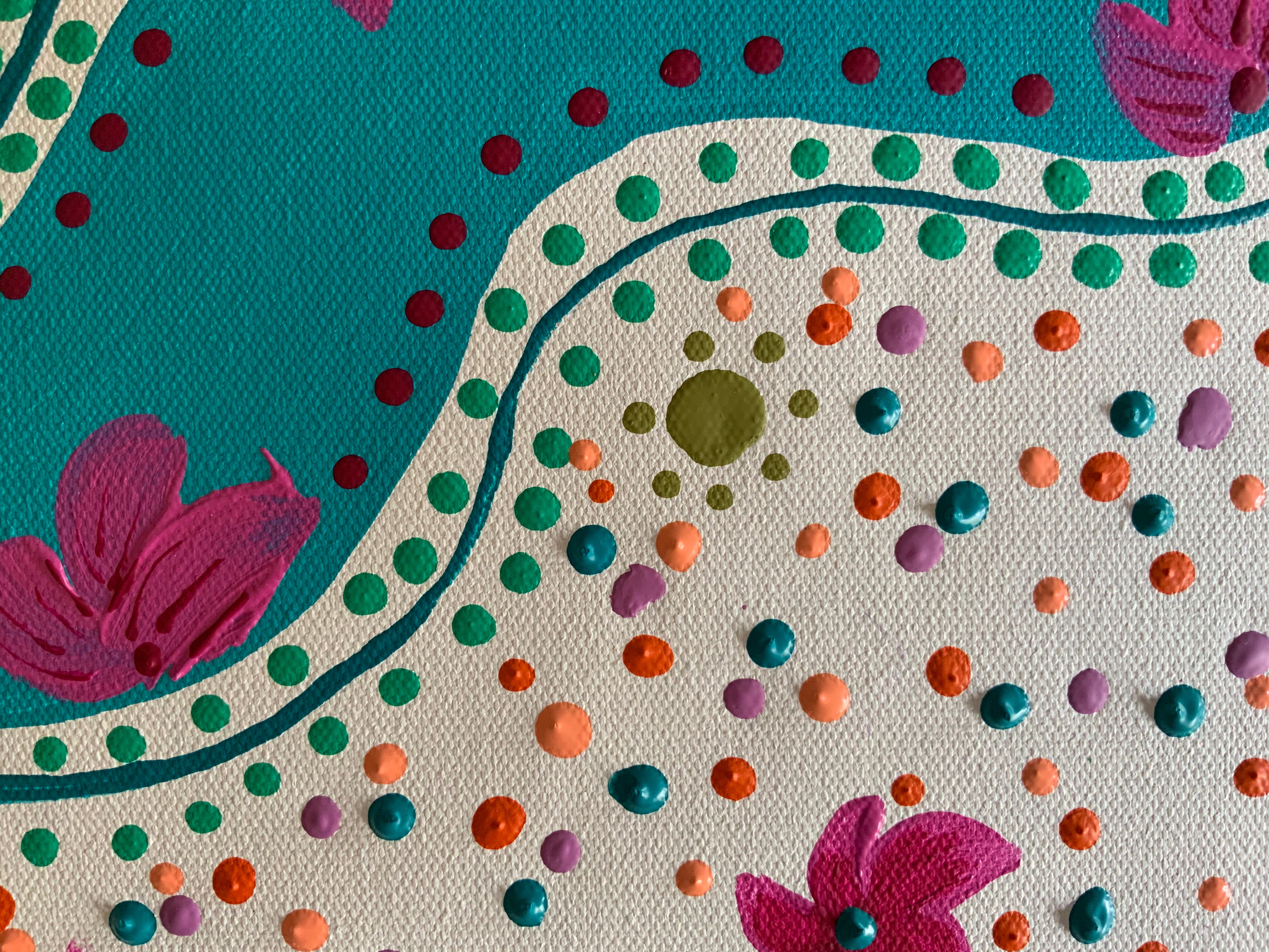 Deidre Rosier - Begonia Festival Painting - 36x50cm .21-16