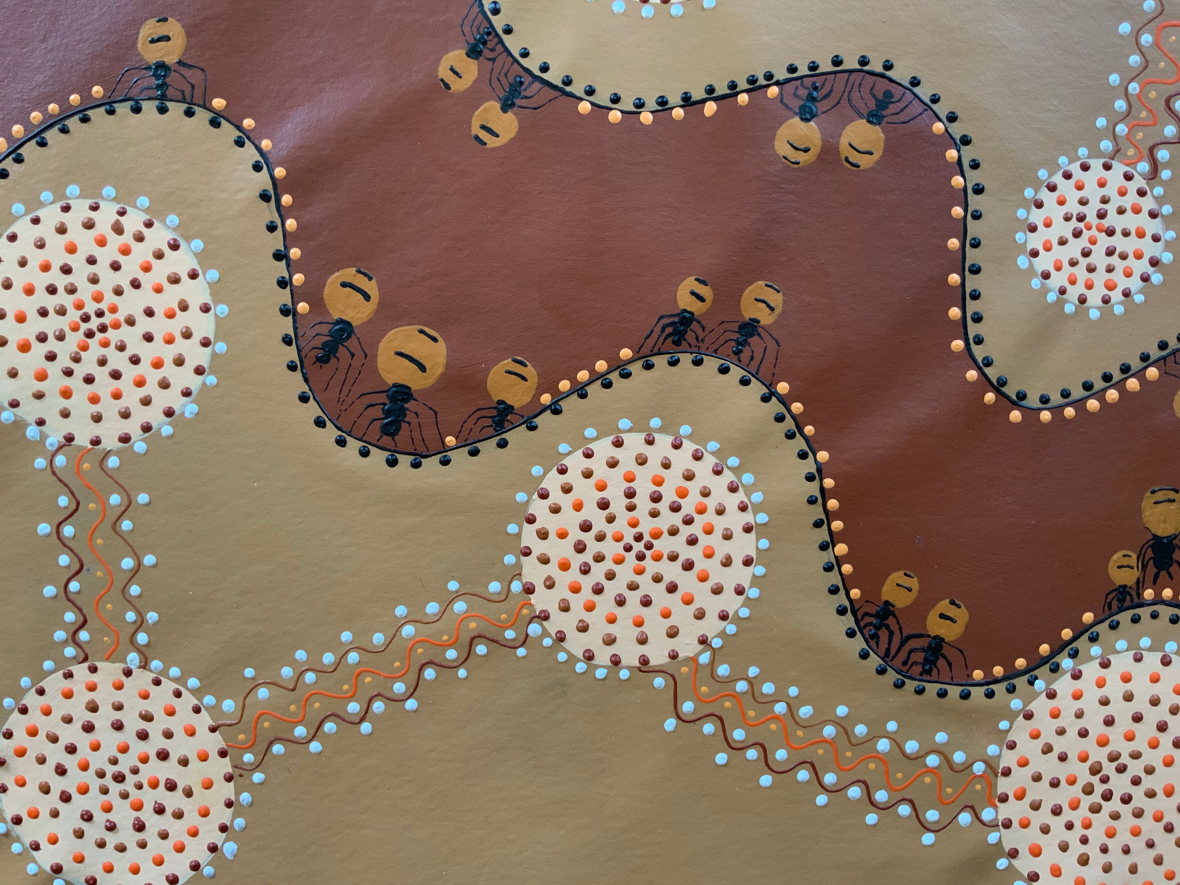 Deidre Rosier - Honey Ants - 58x60cm