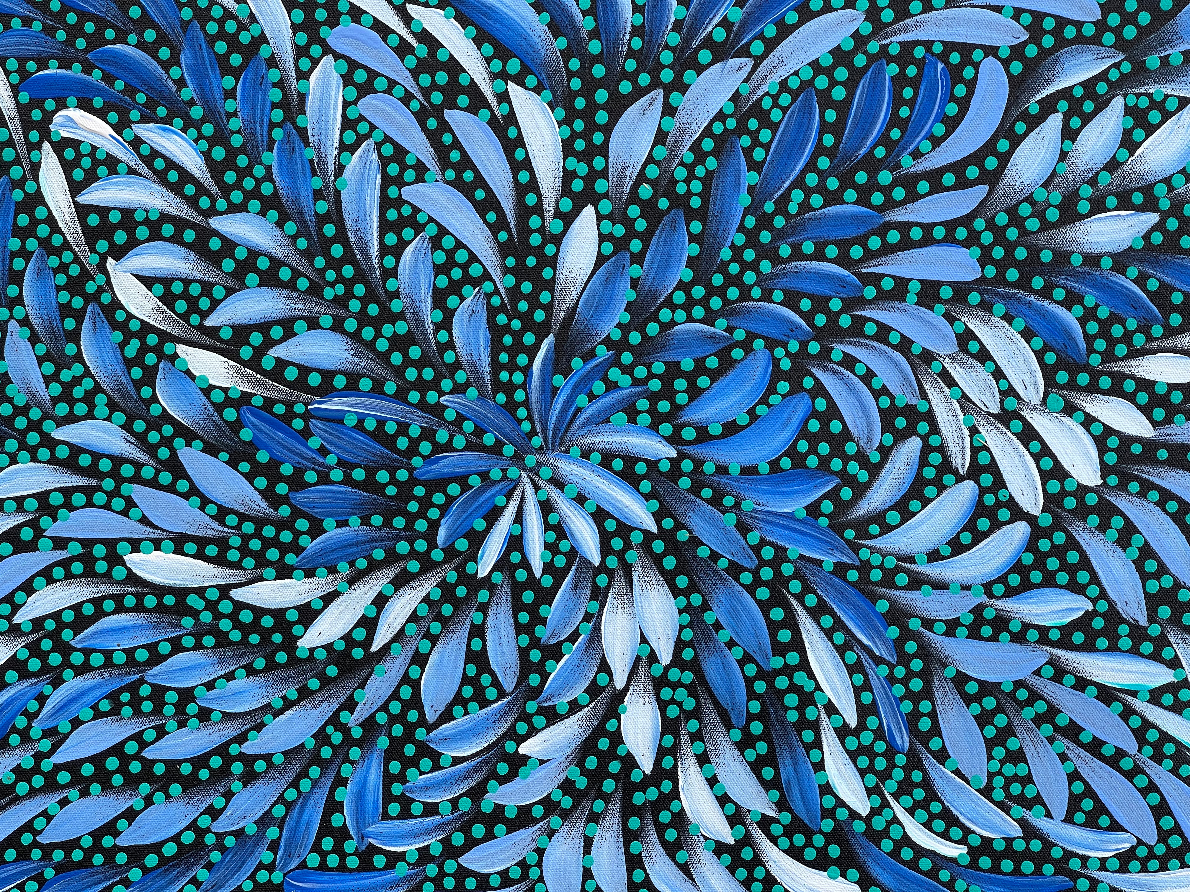 Caroline Numina - Seeded Bush Medicine Leaves - 30x97cm .88-9
