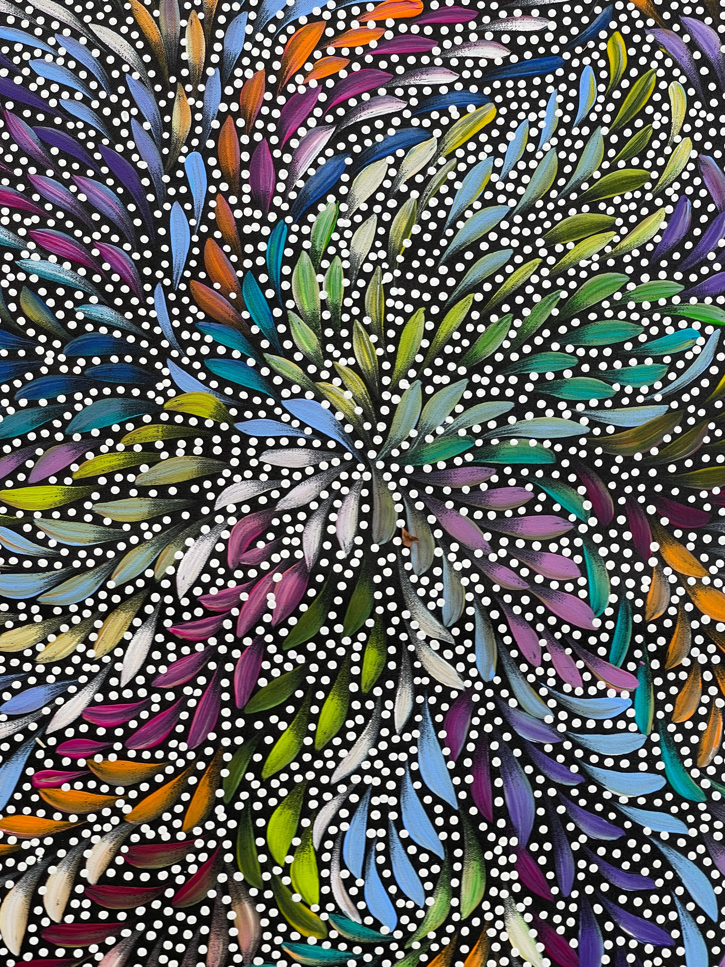 Caroline Numina - Seeded Bush Medicine Leaves - 88x94cm .88-10