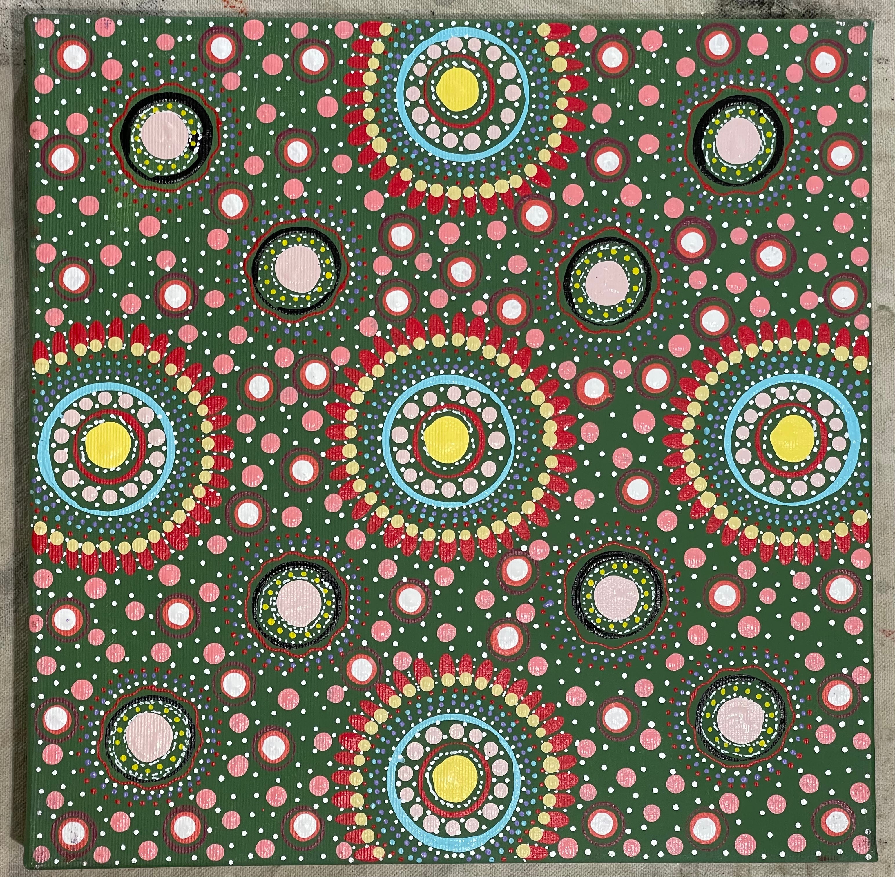 Margaret Bloomfield - 30 x 30cm Stretched
