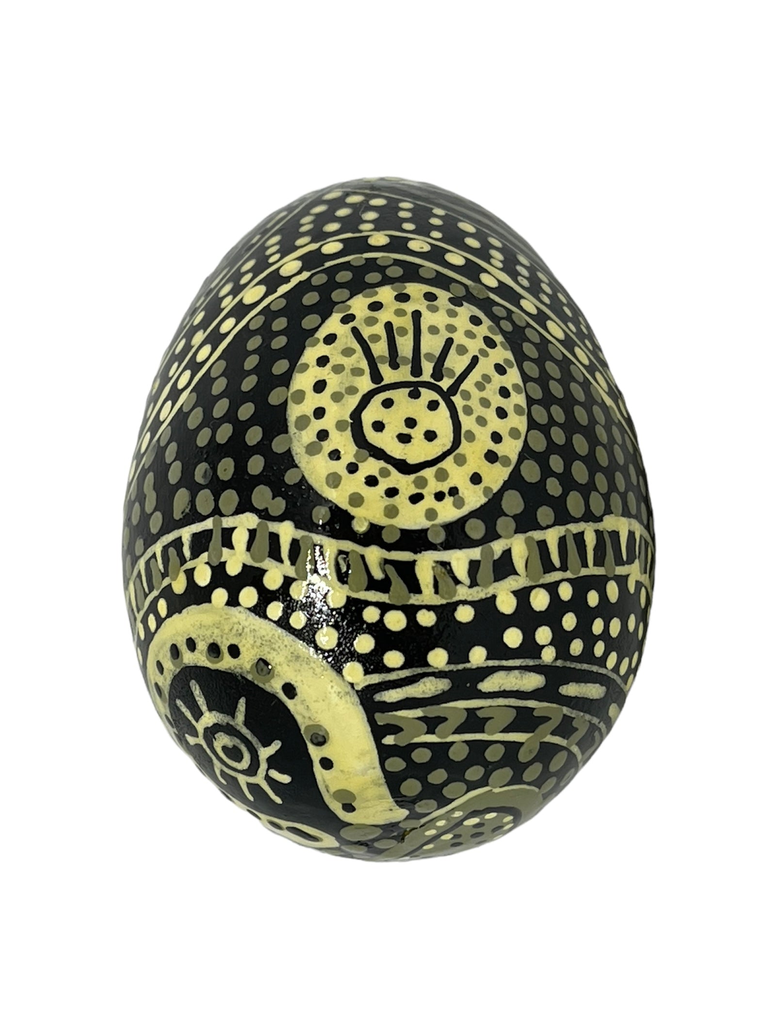 Ornamental Egg - Lee Anne Hall - Black