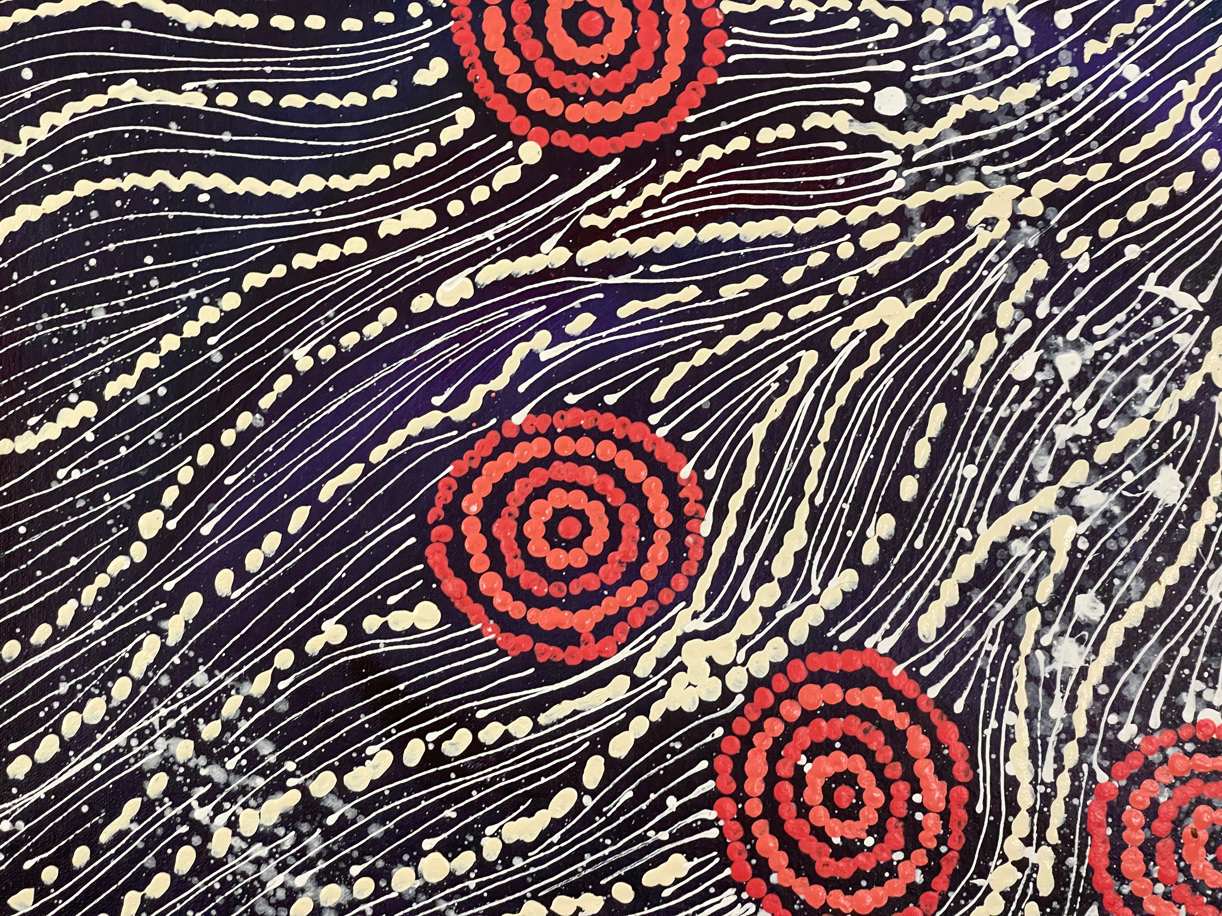 Maria Nampijinpa Brown - Seven Sisters Dreaming - 55x54cm .63-3