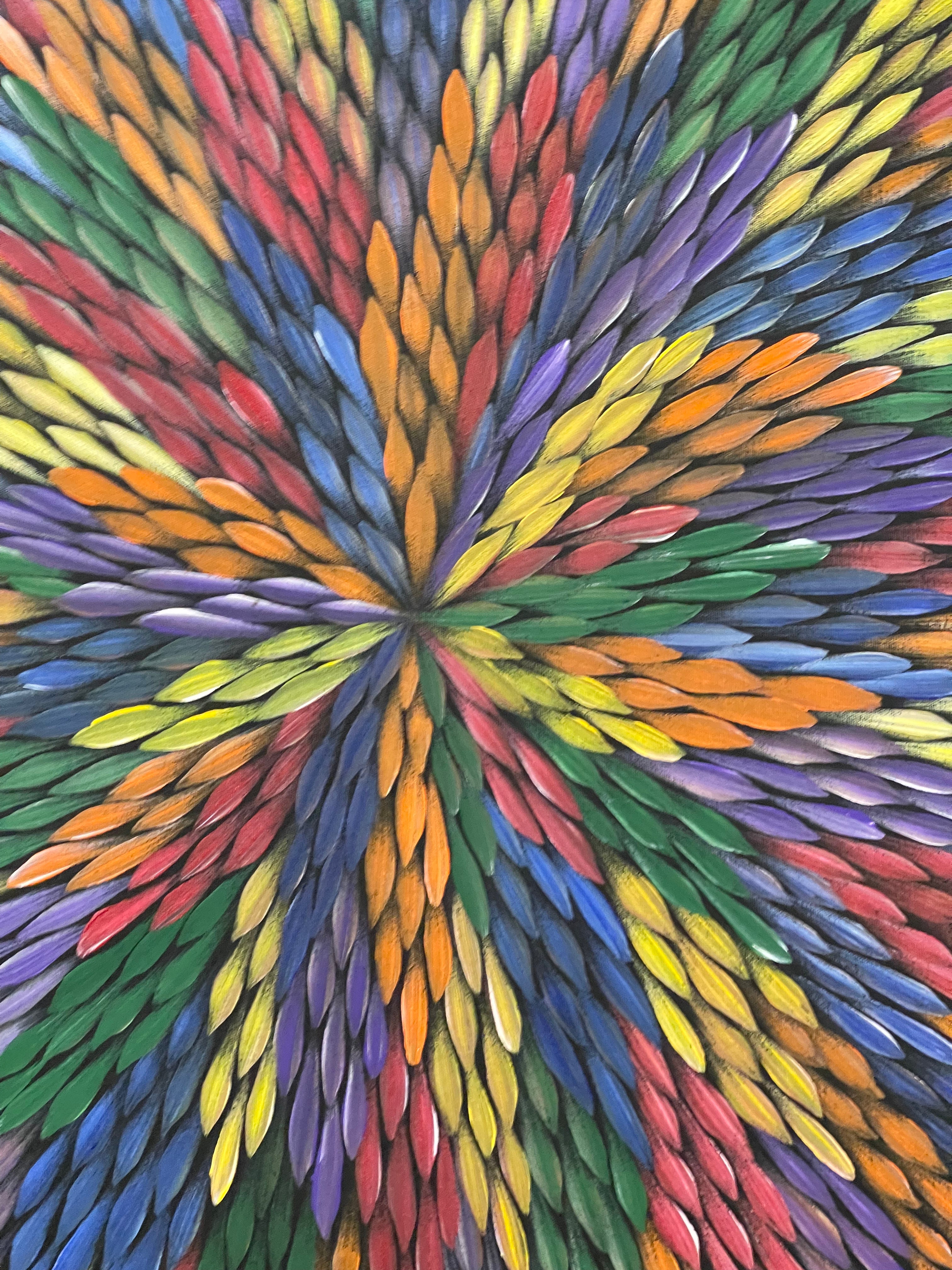 Maryanne Gibson - Bush Medicine - 95x90cm 56-13