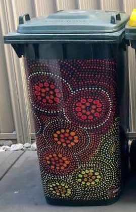 Bindigenous - Bin Sticker - Red
