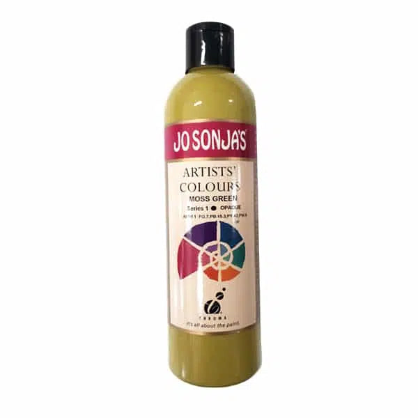 Jo Sonja's Artist Acrylic Paint - Moss Green - 250ml