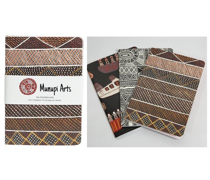 A6 Notebook Set of 3 - Munupi