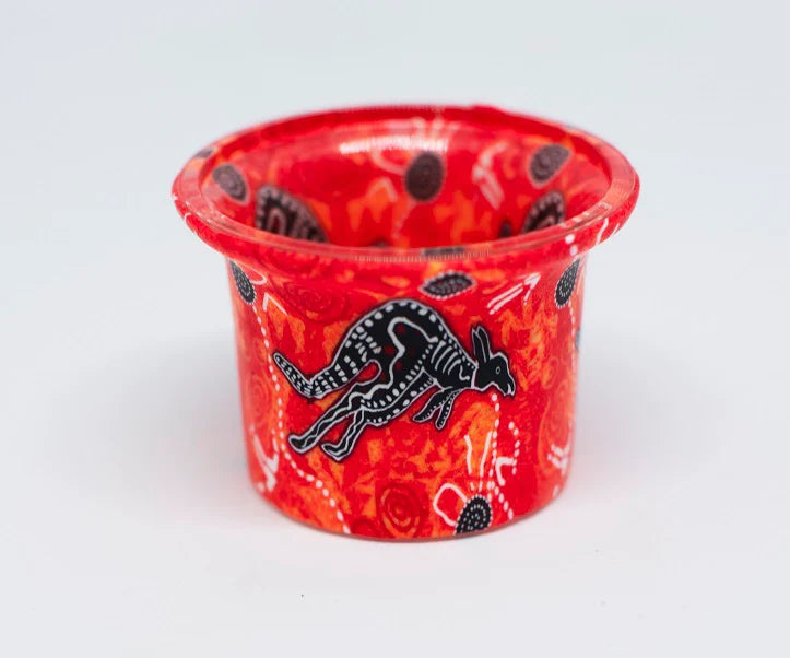 Small Tea Light Holder - Chern'ee Sutton - Red Kangaroo