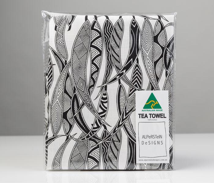 Tea Towel - Mick Harding - Gum Leaf