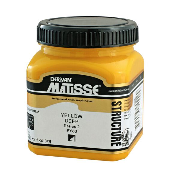 Matisse Acrylic Paint - Yellow Deep
