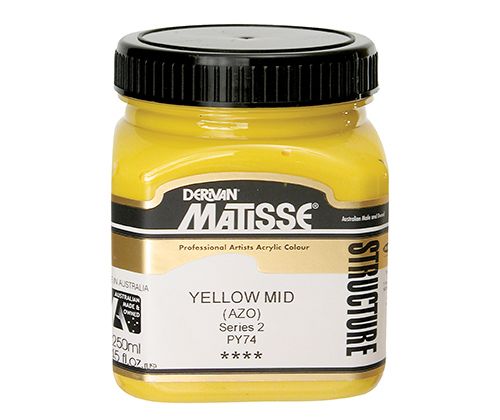 Matisse Acrylic Paint - Yellow MID S2