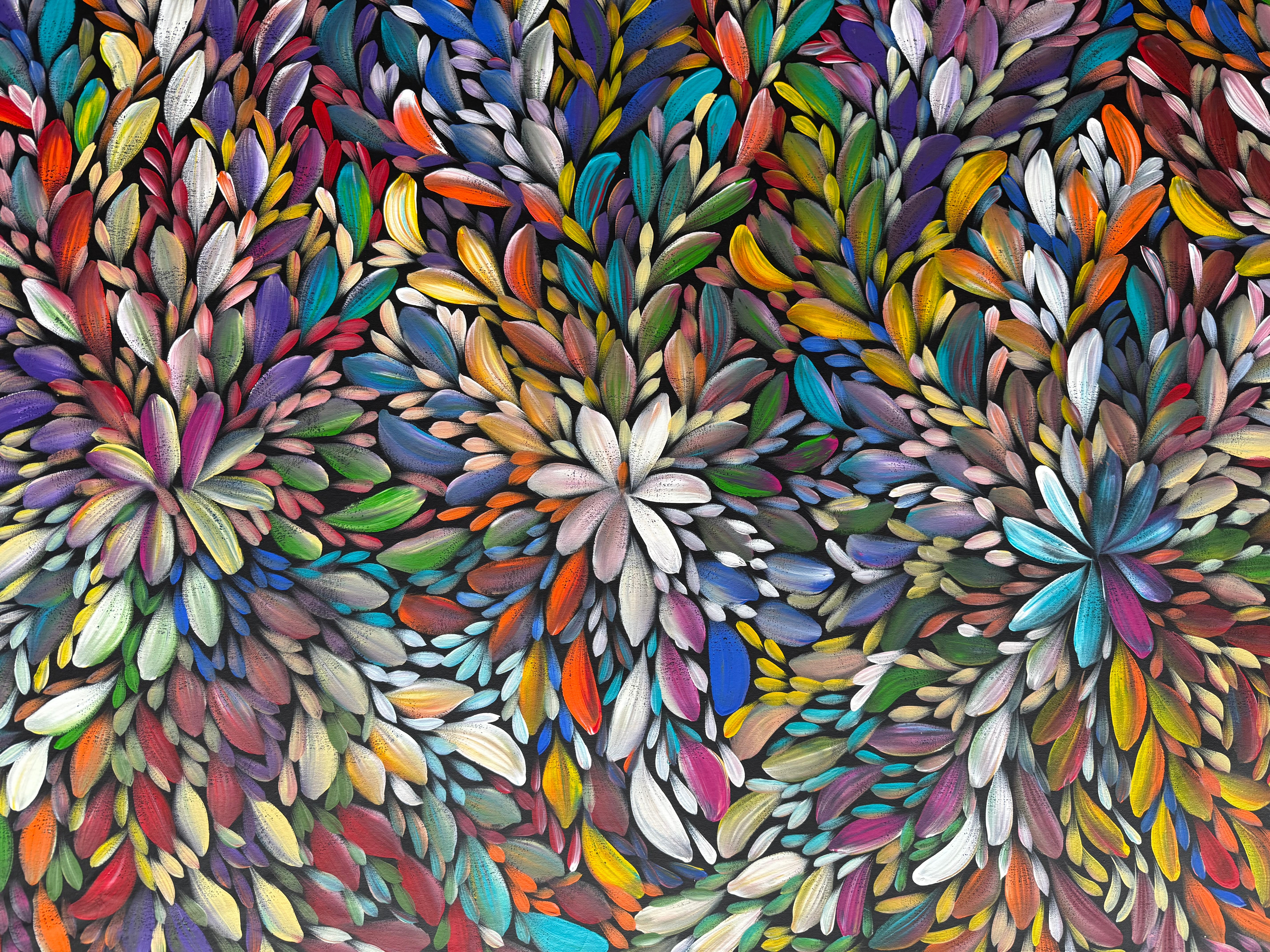 Louise Numina Napananka - Bush Medicine Leaves .75-22 - DAMAGED