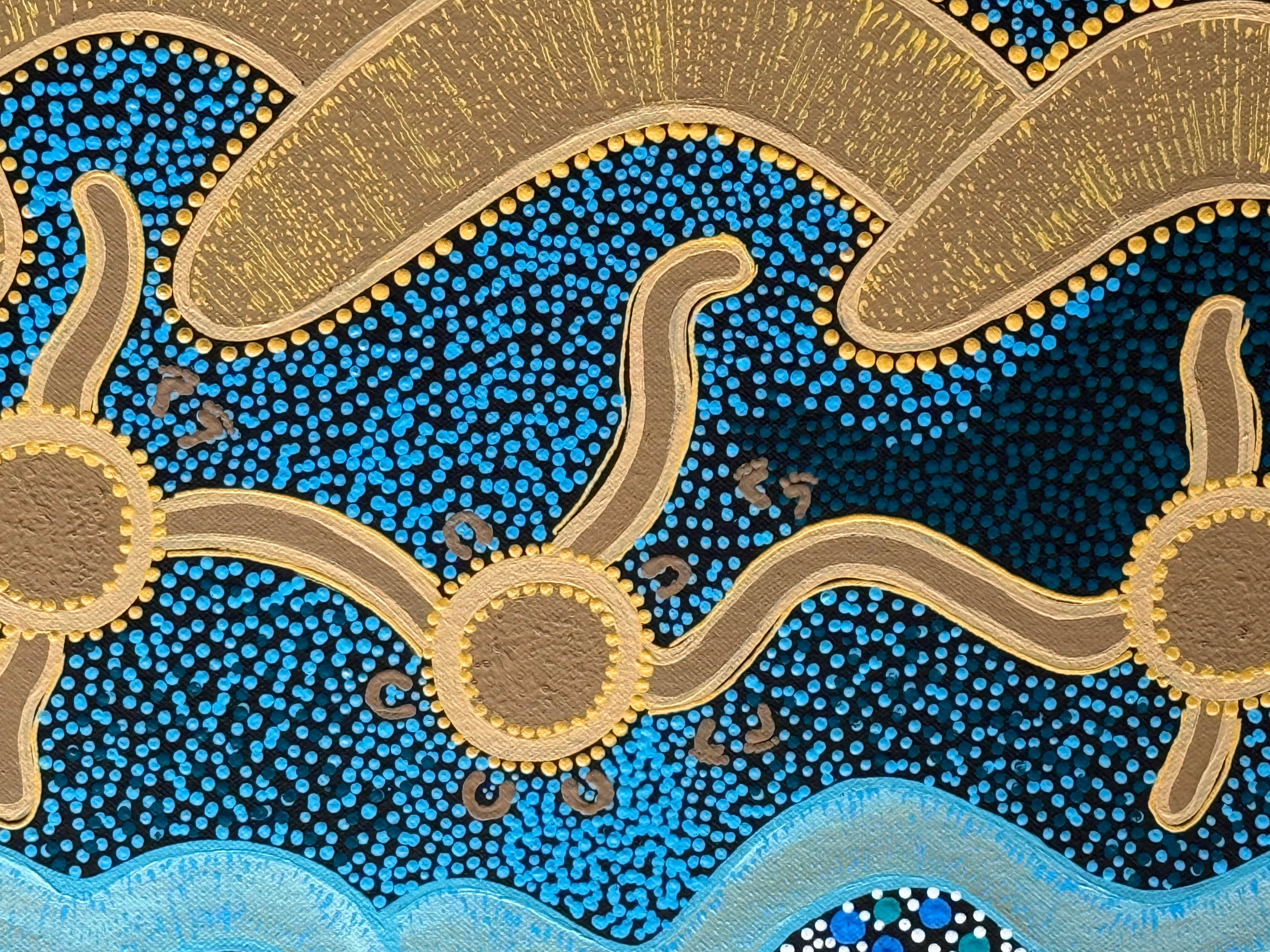 Deidre Burgoyne Rosier - My Travels to my Land and Sea *pre-stretched*