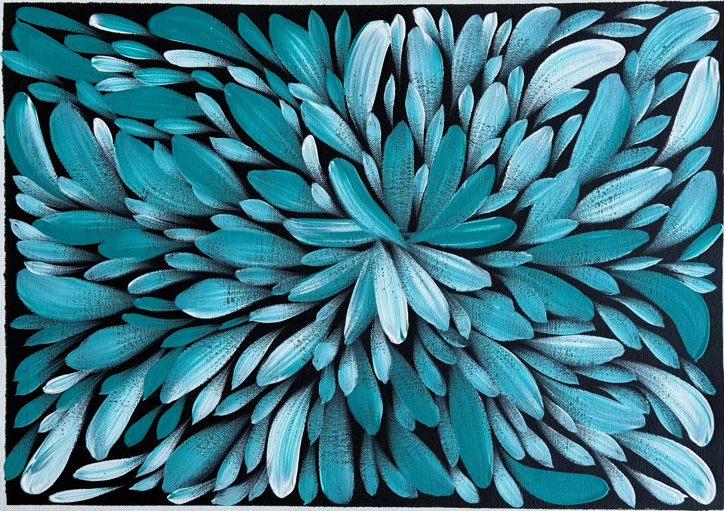 Louise Numina Napananka - Bush Medicine Leaves .57-35