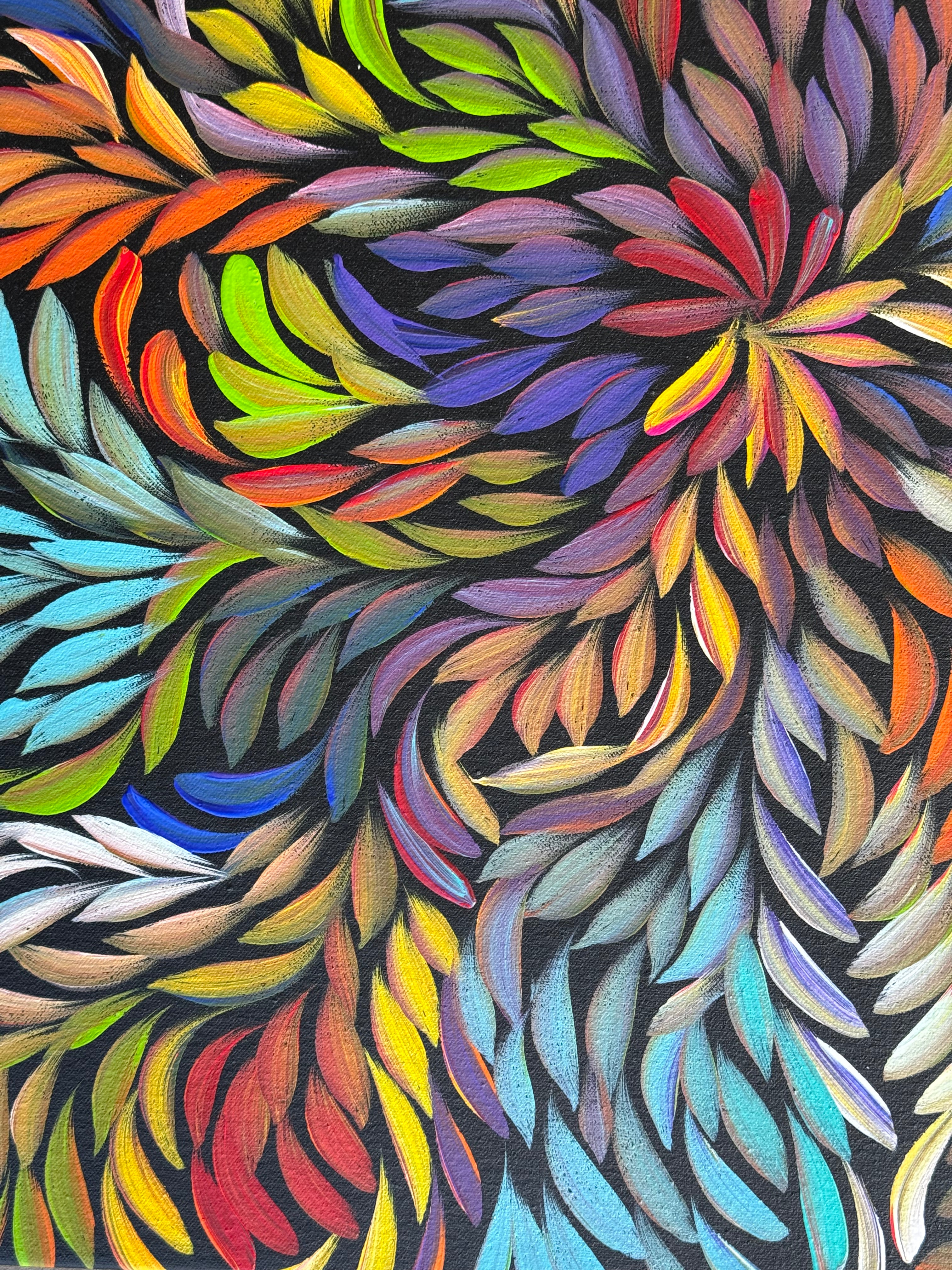 Louise Numina Napananka - Bush Medicine Leaves .45-31 *pre-stretched*