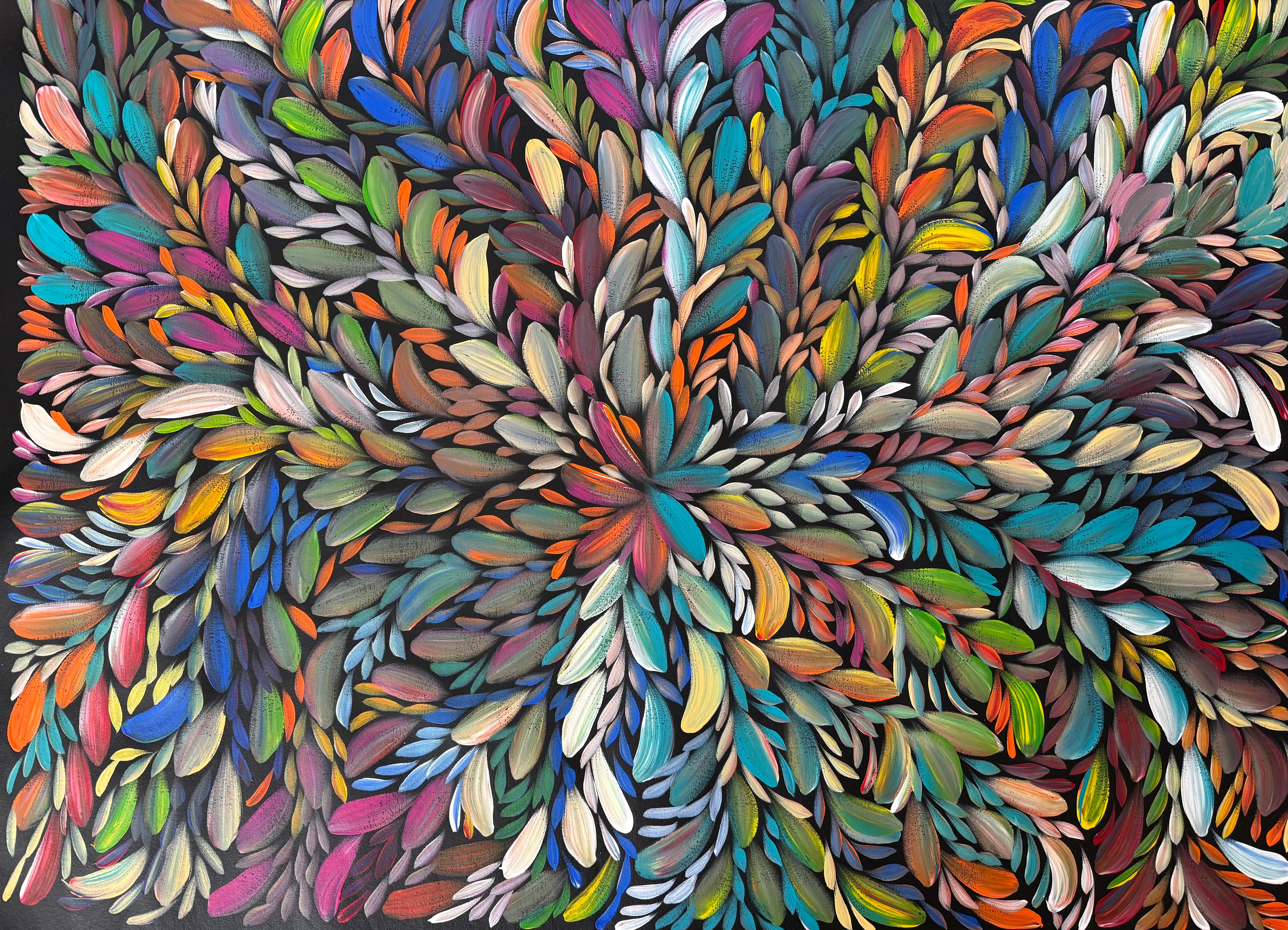 Louise Numina Napananka - Bush Medicine Leaves .16-5