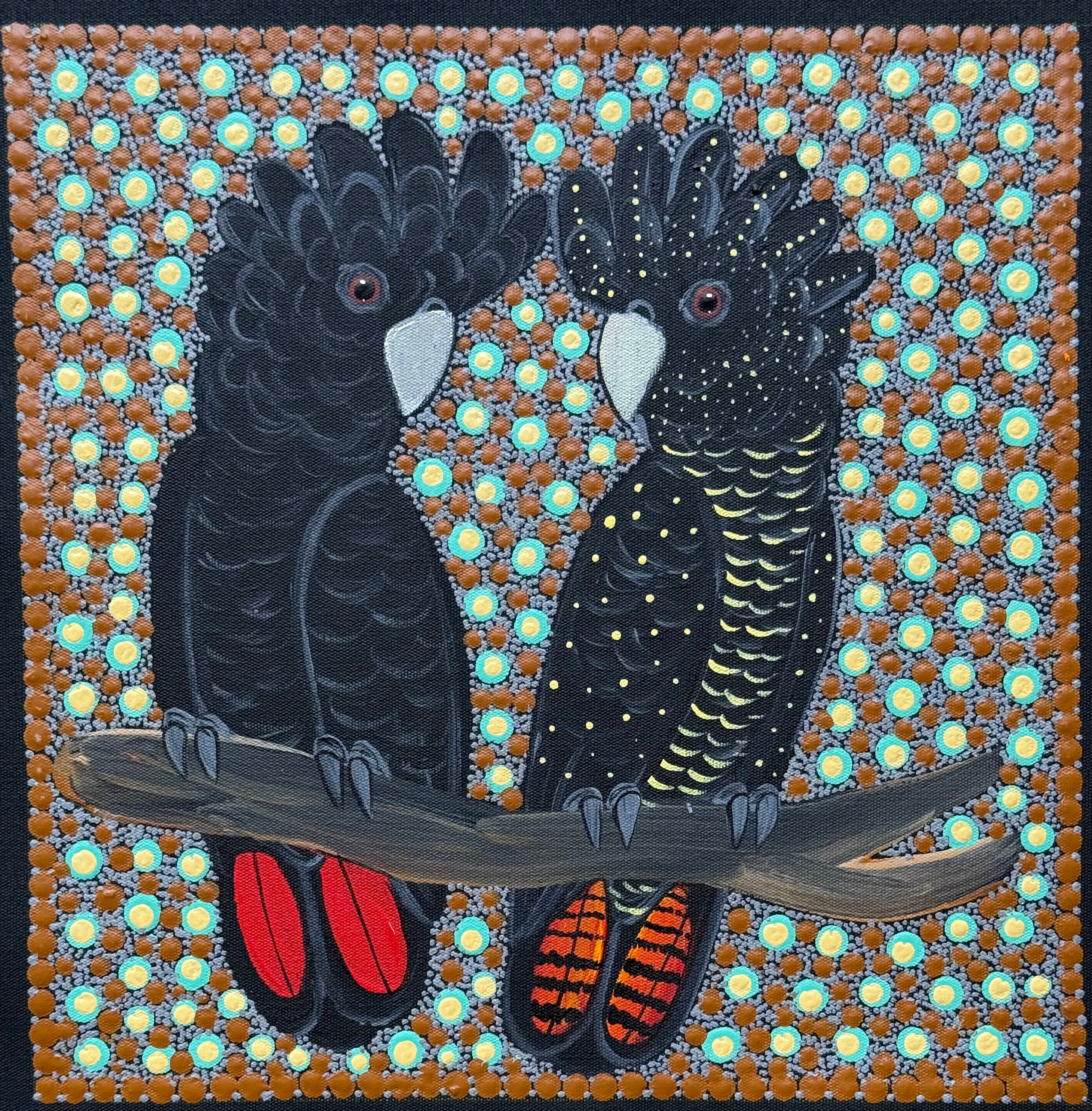 Kathleen Buzzacott - Redtail Black Cockatoos .93-9