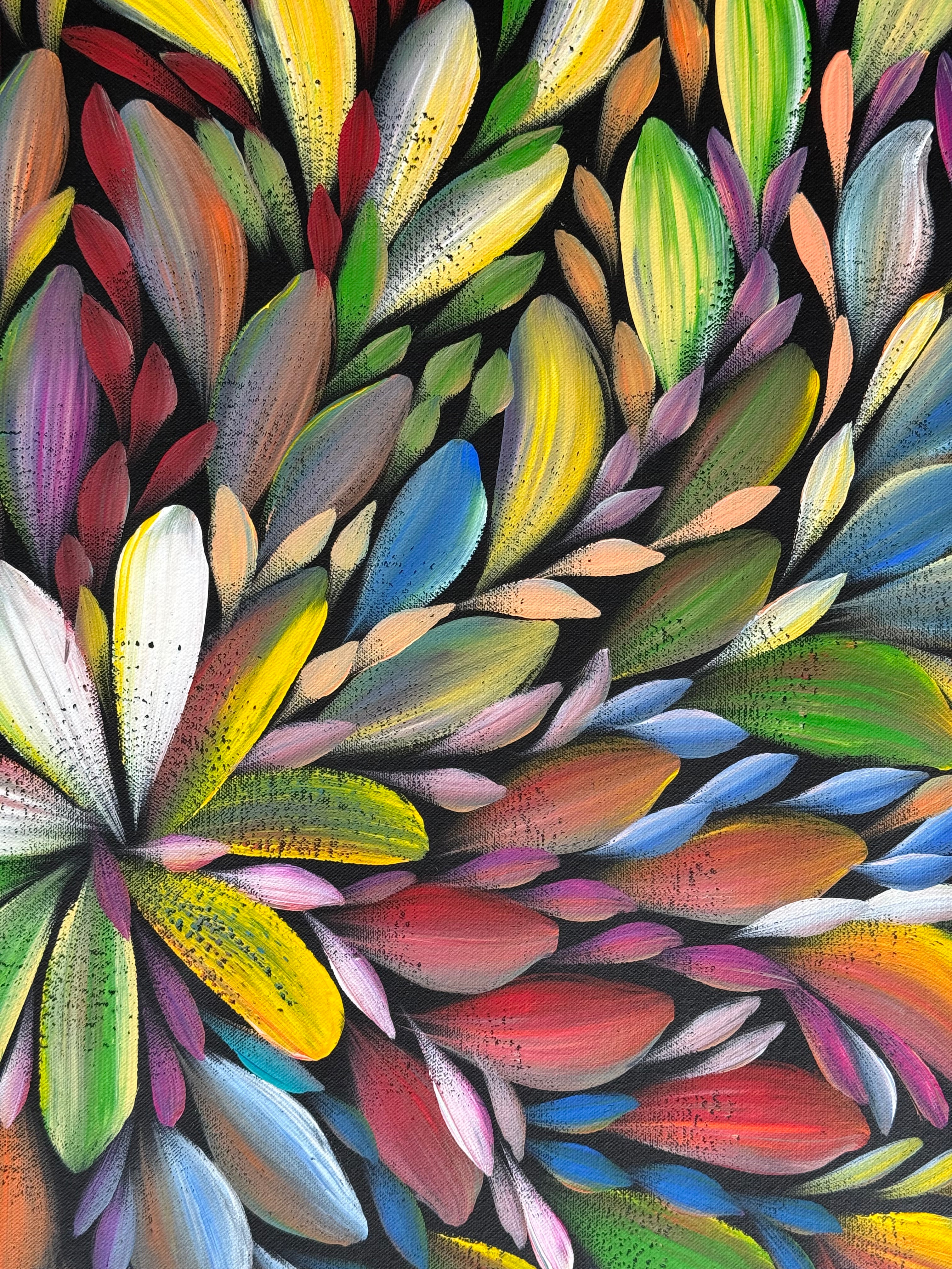 Louise Numina Napananka - Bush Medicine Leaves .75-4