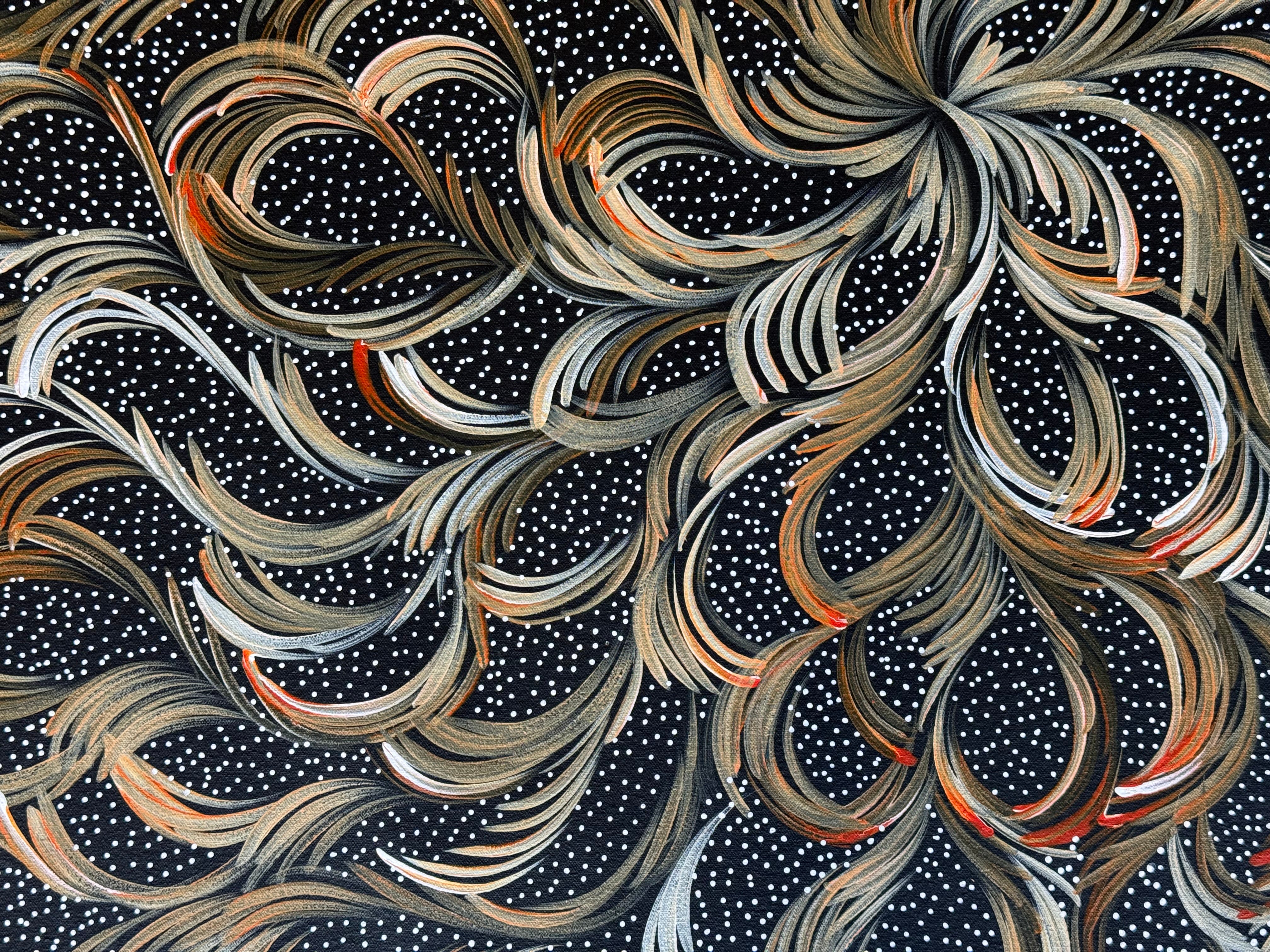 Selina Numina Kamprina - Bush Medicine Leaves with Seeds .44-2