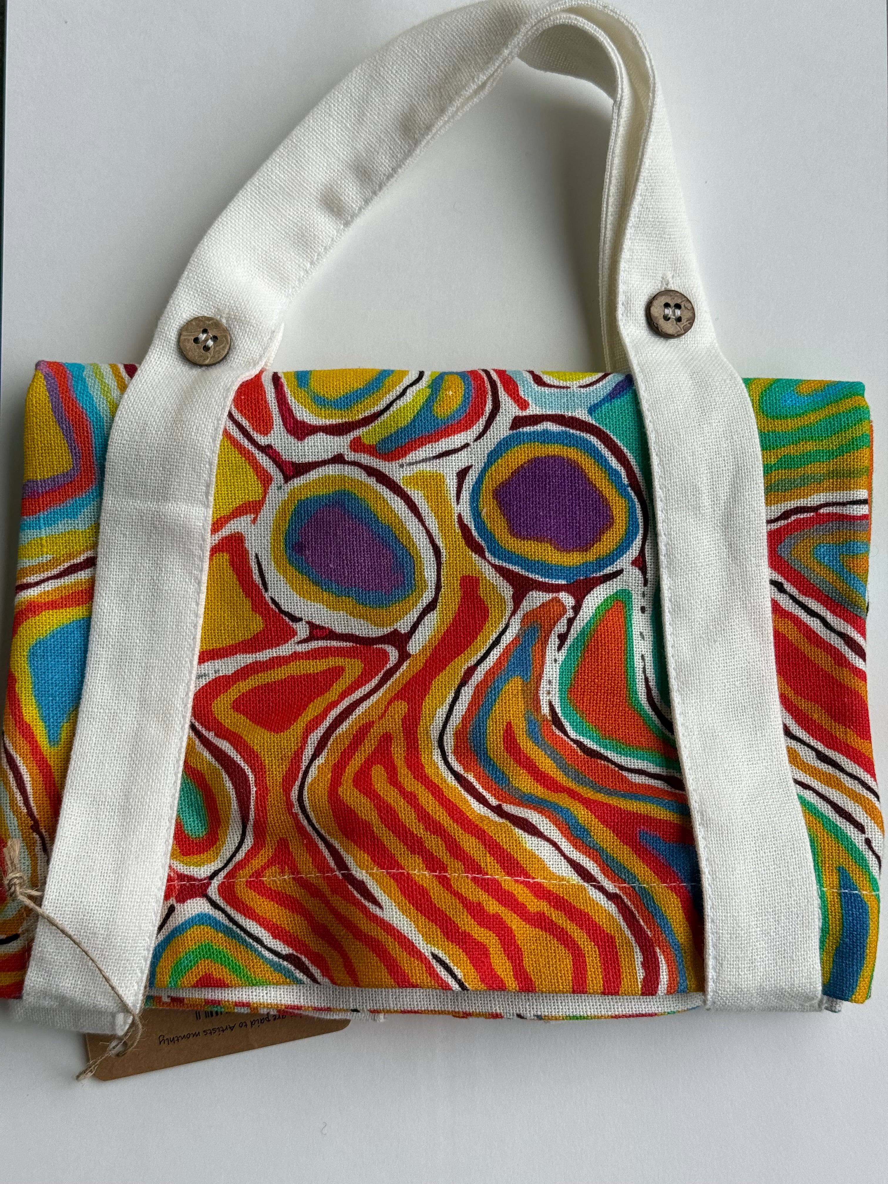 Foldable Cotton Bag - Judy Napangardi Watson