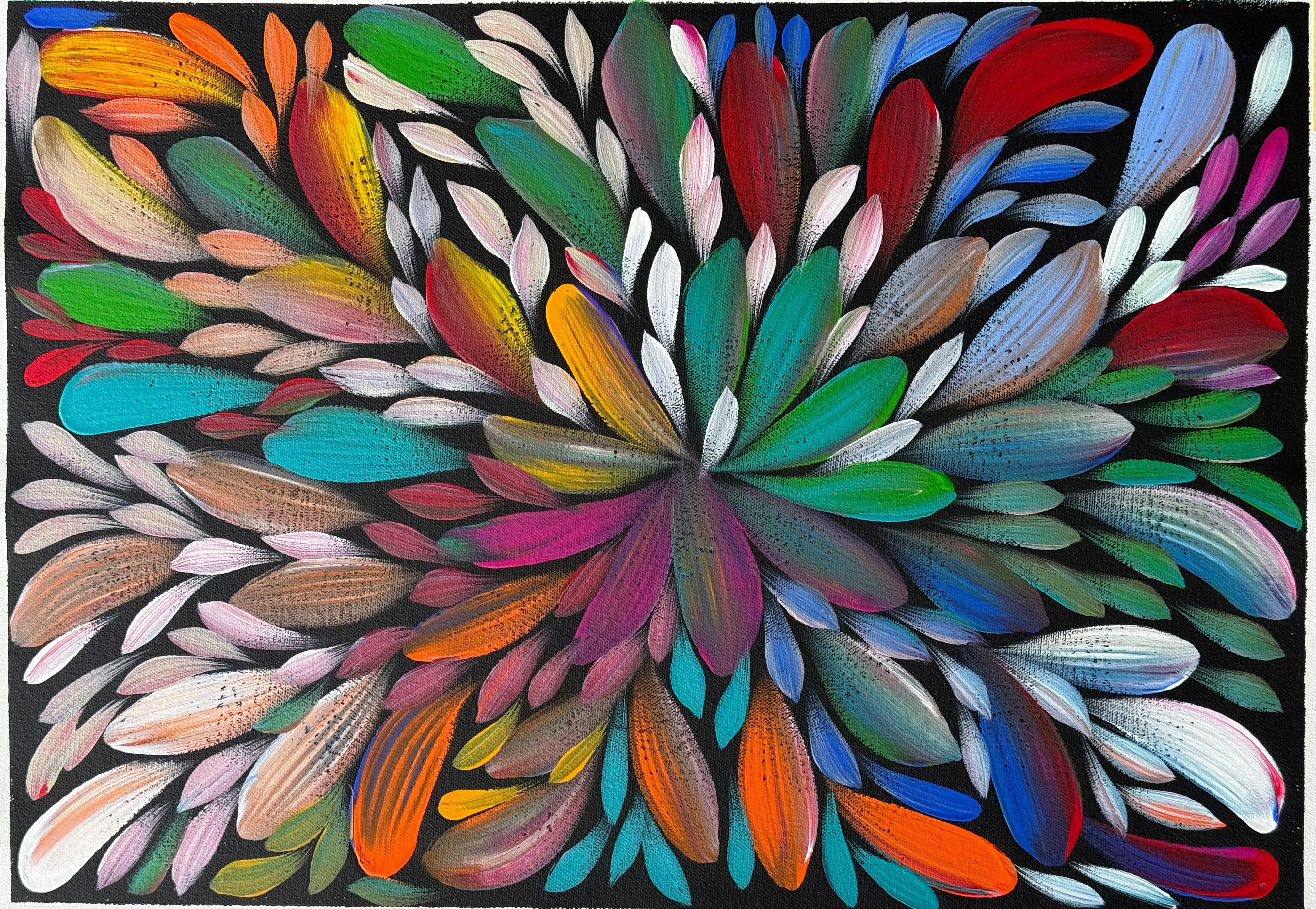 Louise Numina Napananka - Bush Medicine Leaves .57-4