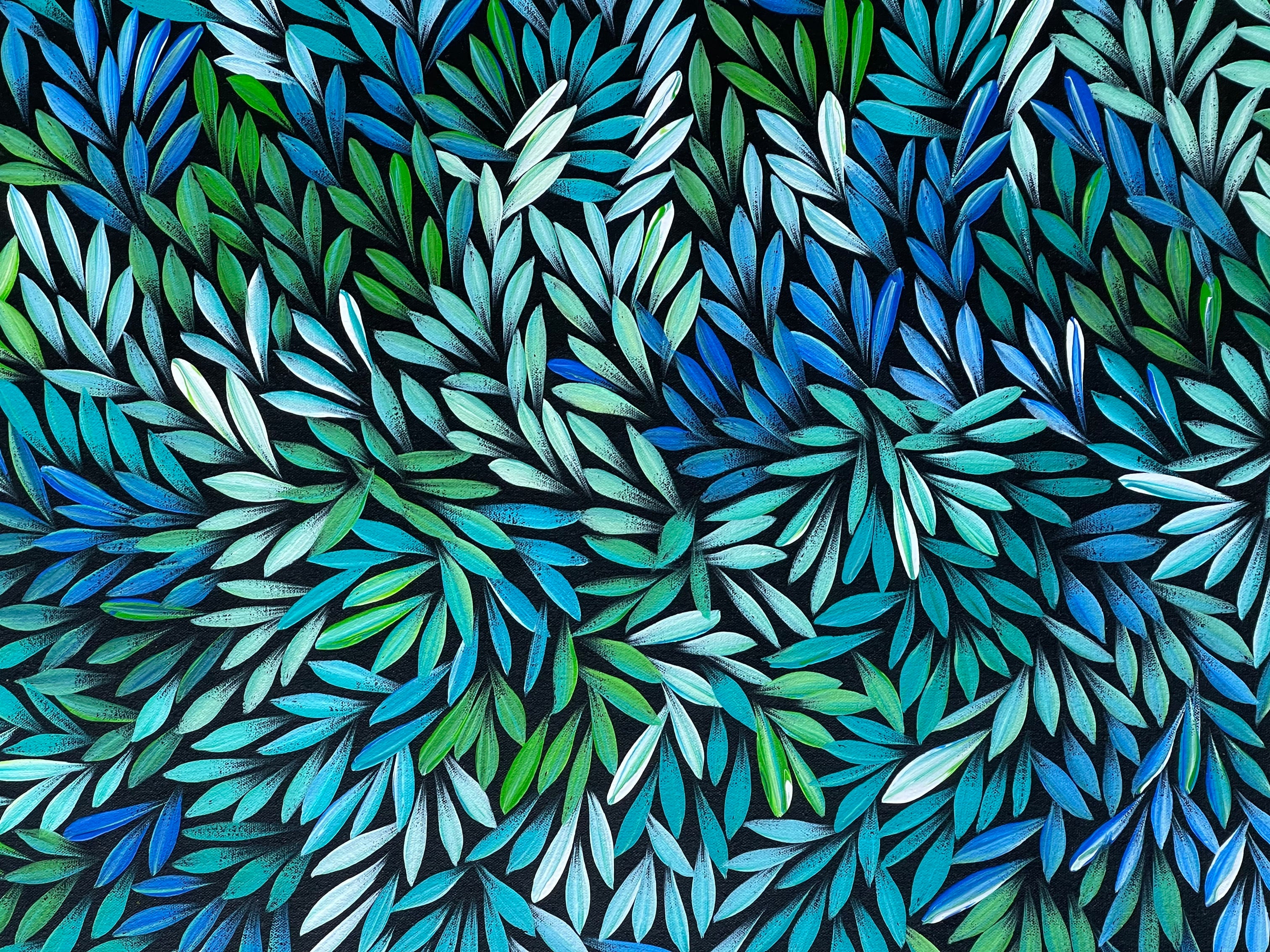 Sharon Numina - Bush Medicine Leaves - 128x55cm .92-7