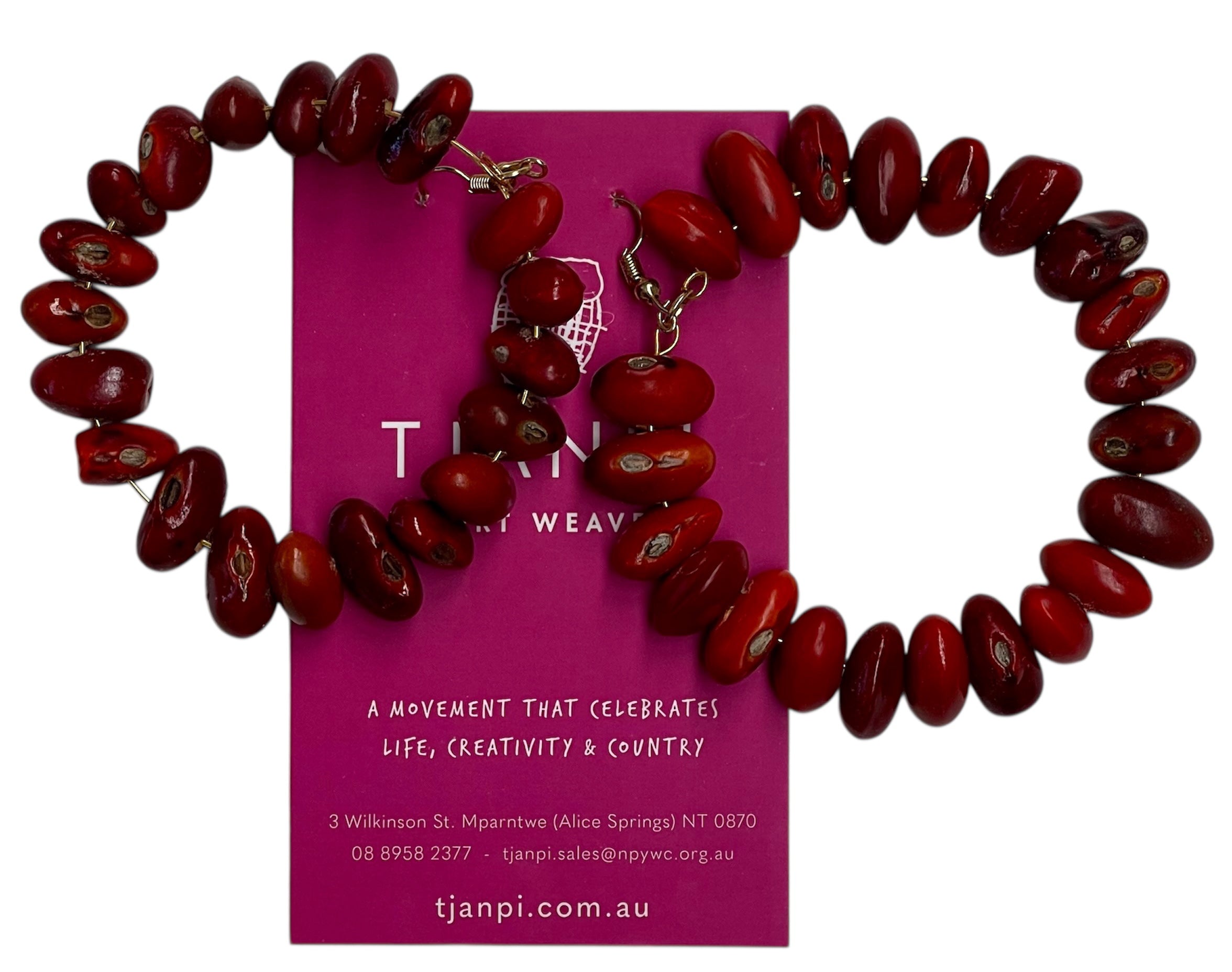 Ininti Seed Hoop Earrings