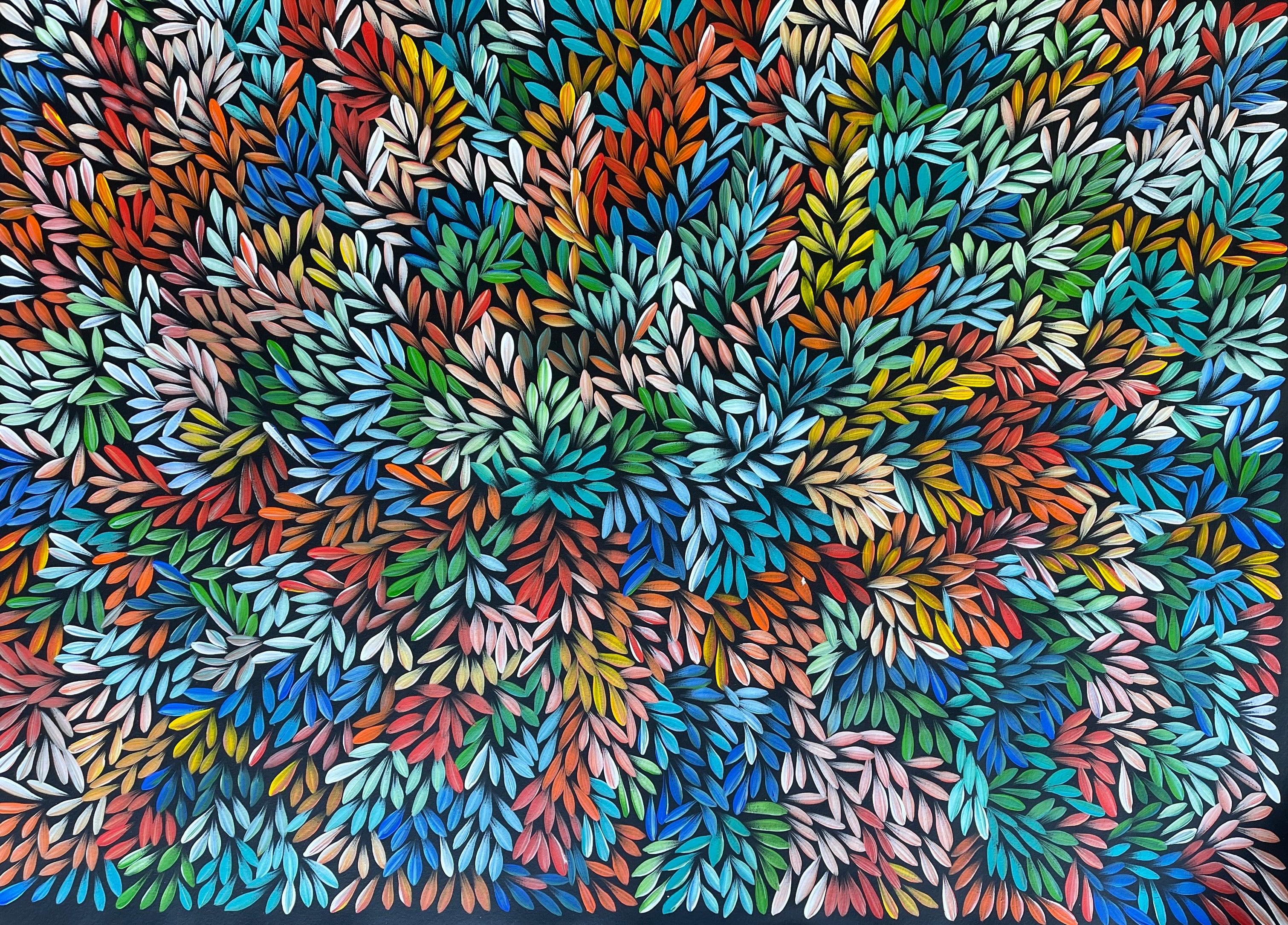 Sharon Numina - Bush Medicine Leaves - 132x95cm .80-31