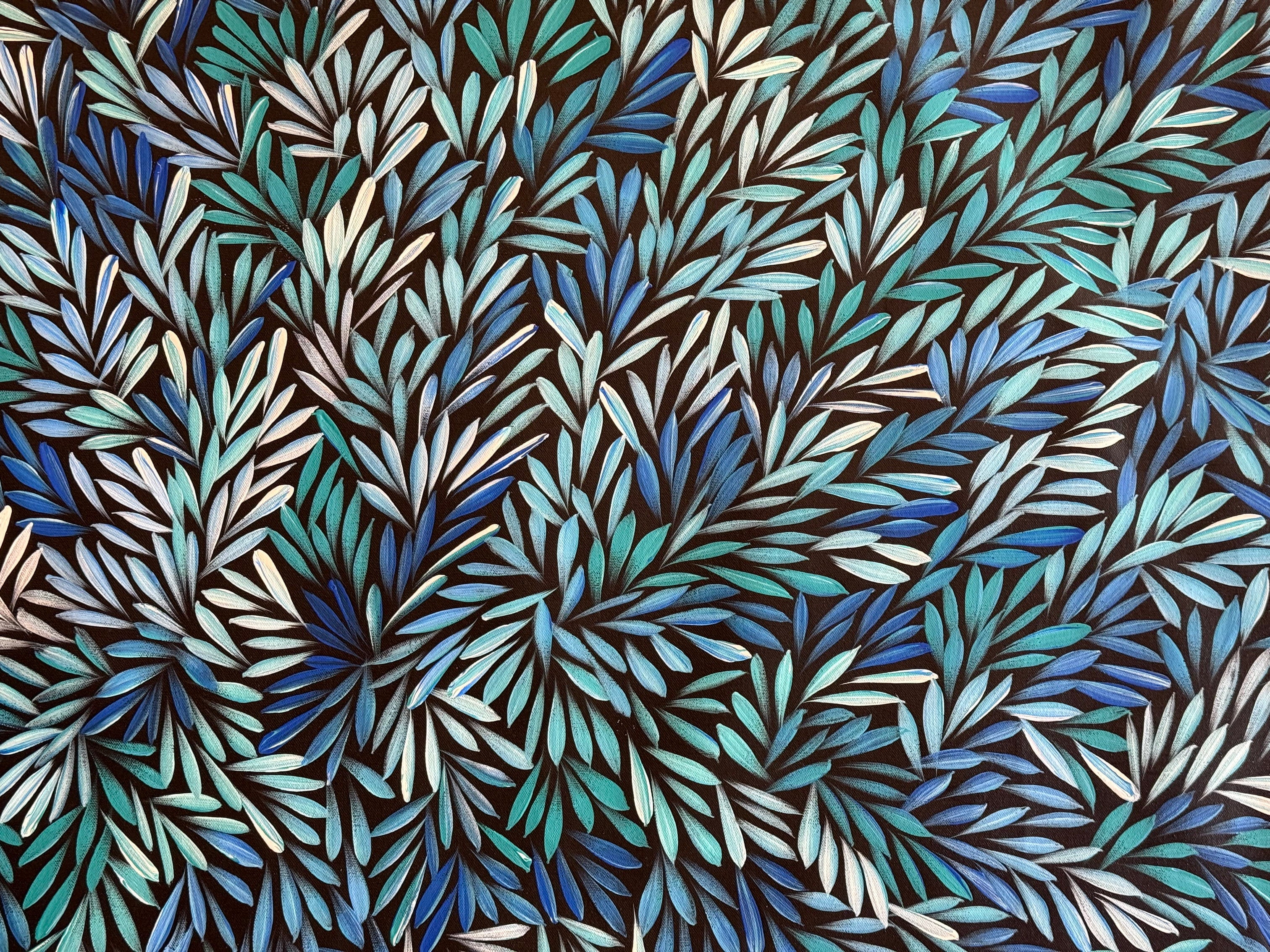 Sharon Numina - Bush Medicine Leaves - 146x87cm .14-33